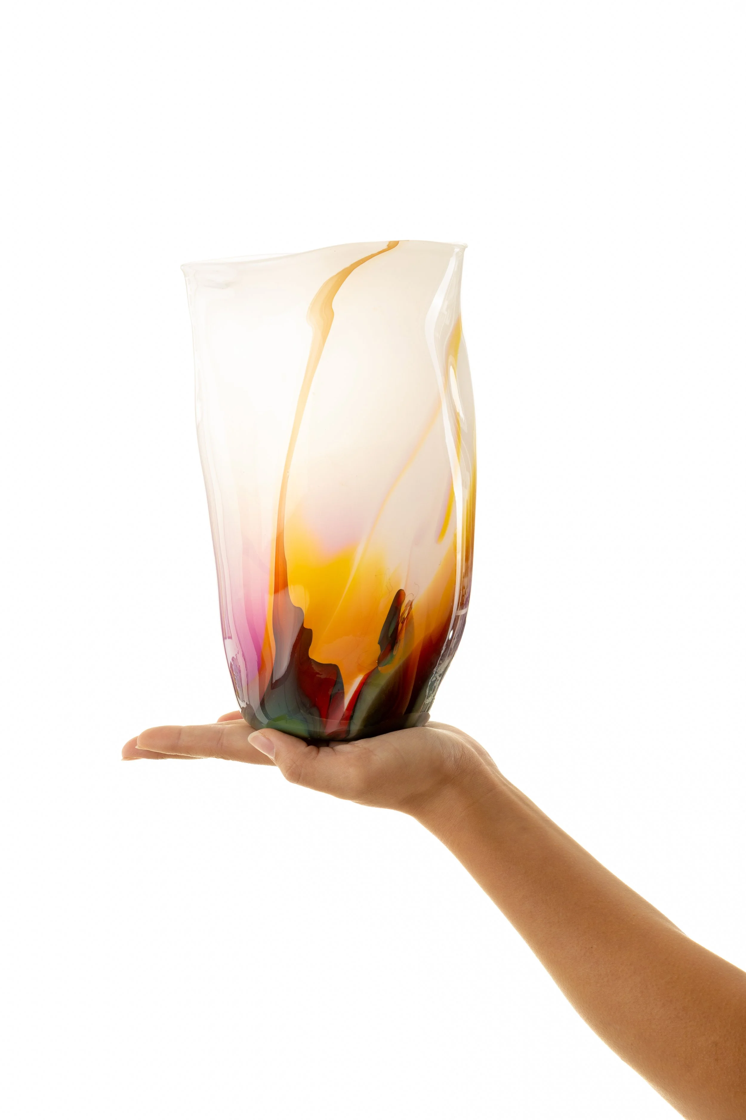 Purple Yellow Nebula Vase by McDermott Glass Studio.jpg