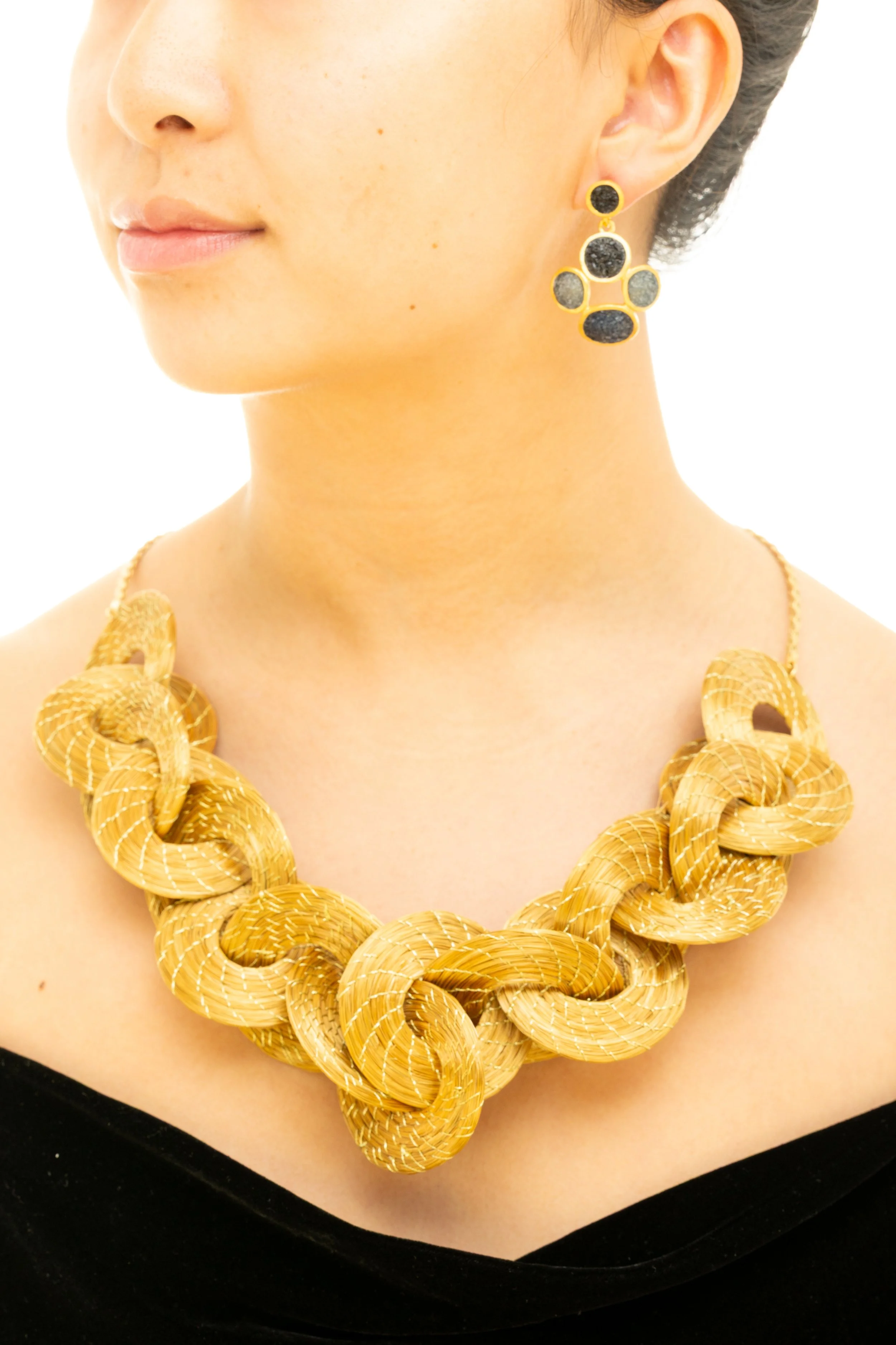 Carla Necklace by Raizes and Hanging Clover Earrings by David Urso.jpg