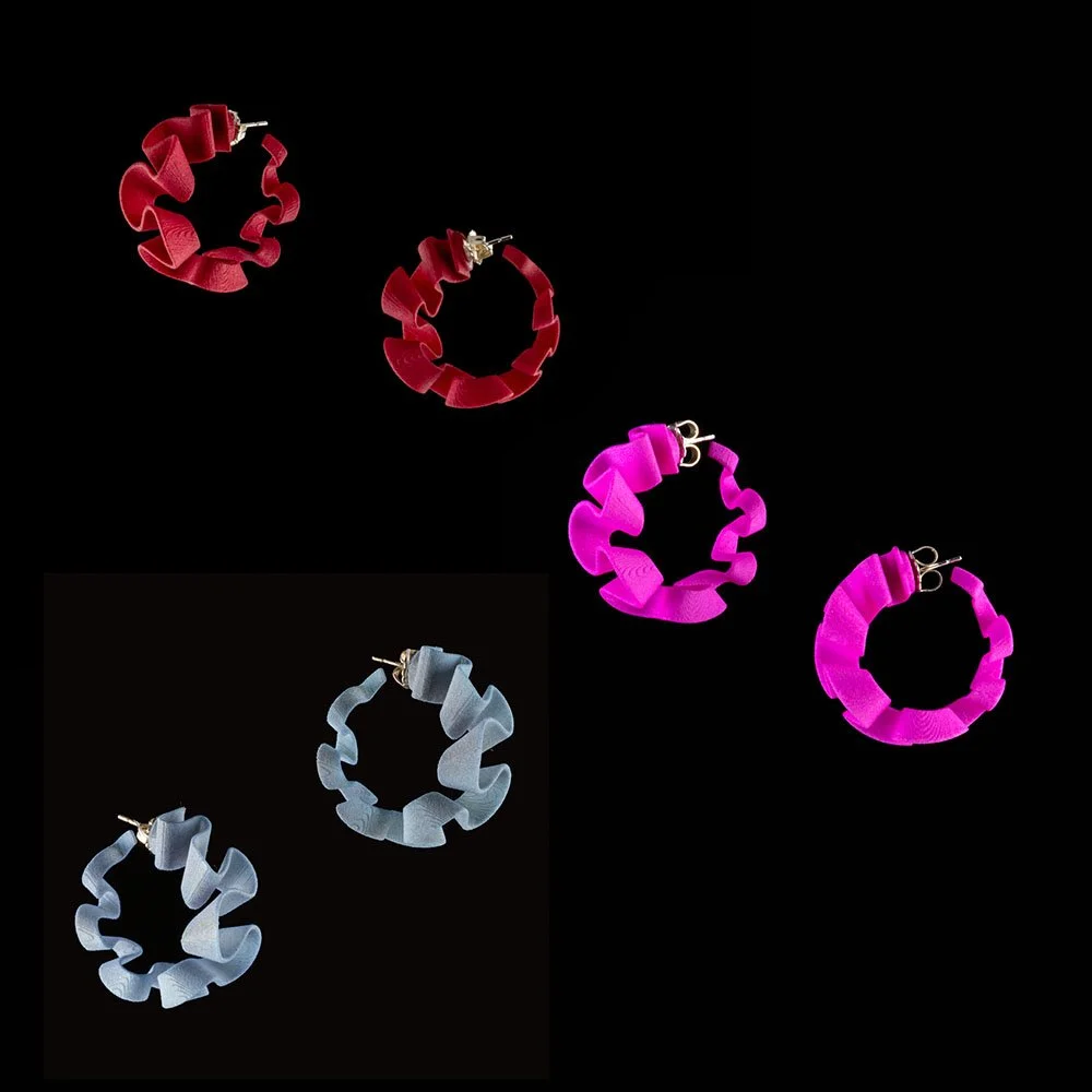 Ribbon Earrings by Maria Eife