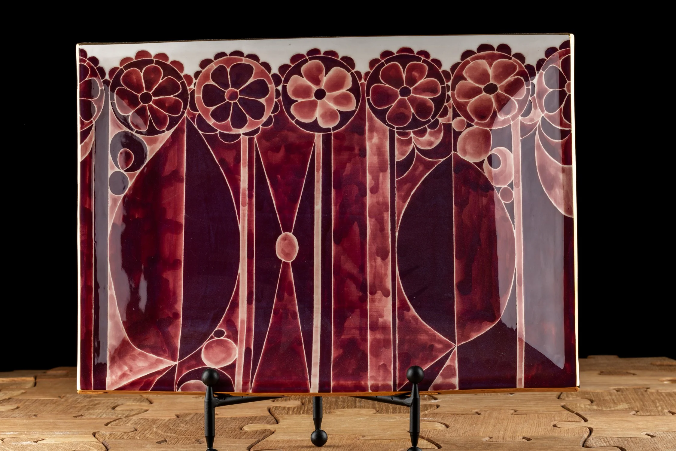 Bordeaux Caviar Tray - Klee Design by Jill Rosenwald