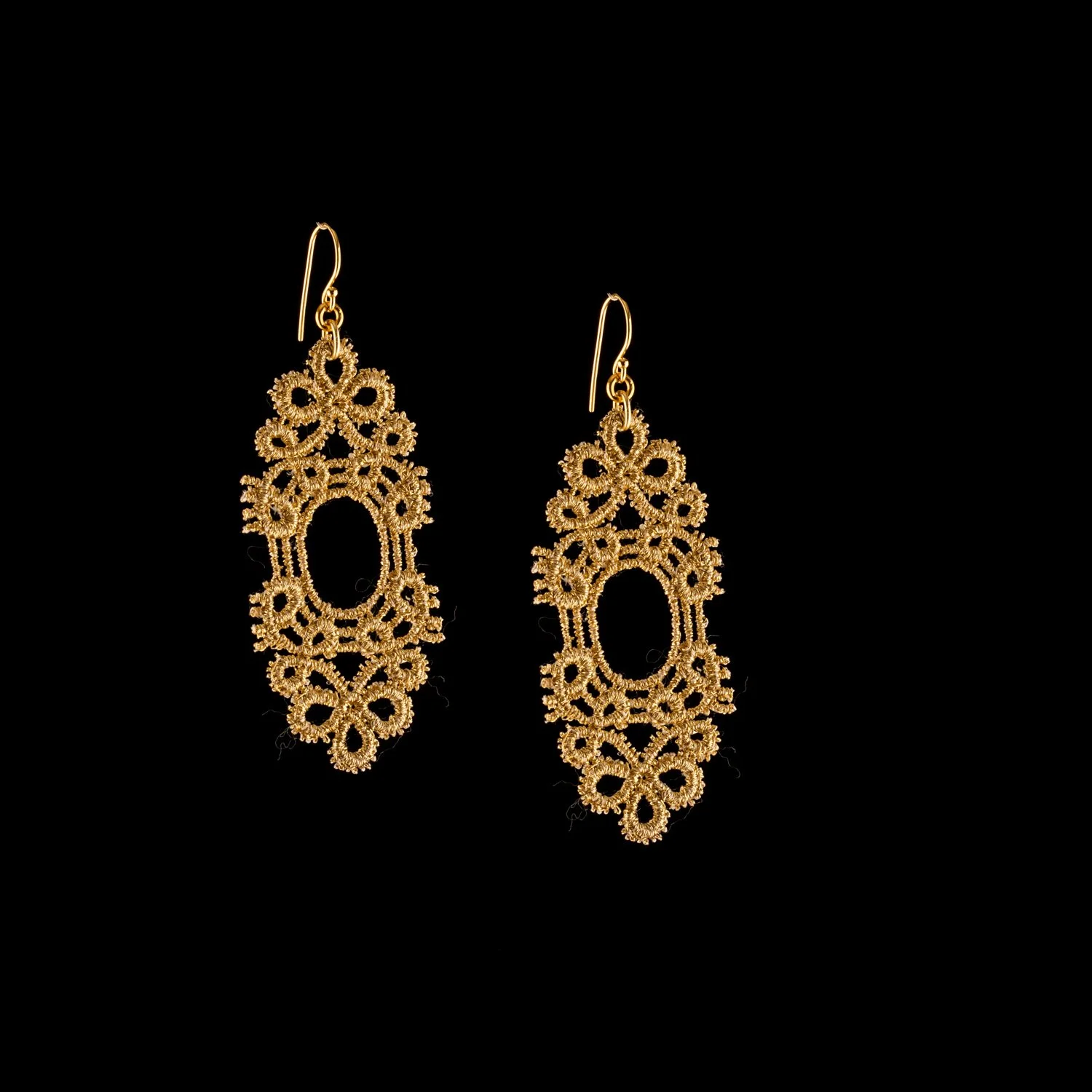 Italian Intricate Drop Earrings by Paz Sintes Gold.jpg