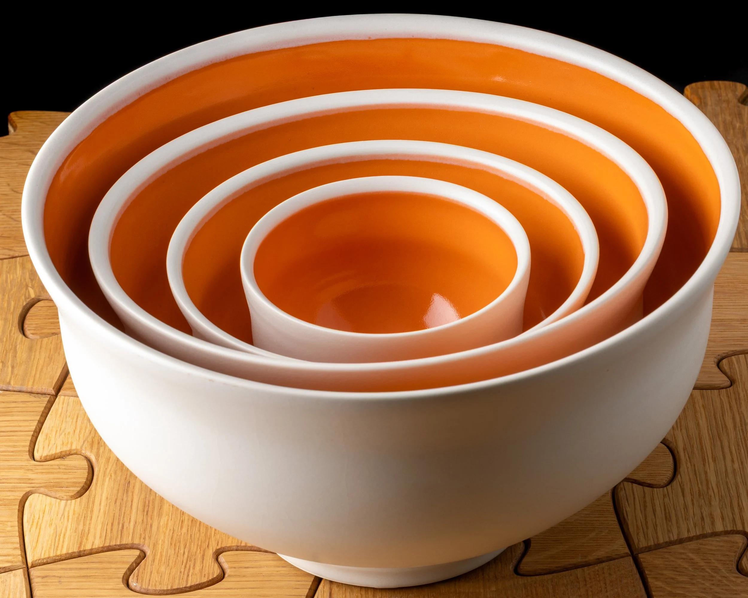 Orange Waisted Bowl Set by Ryan Greenheck.jpg