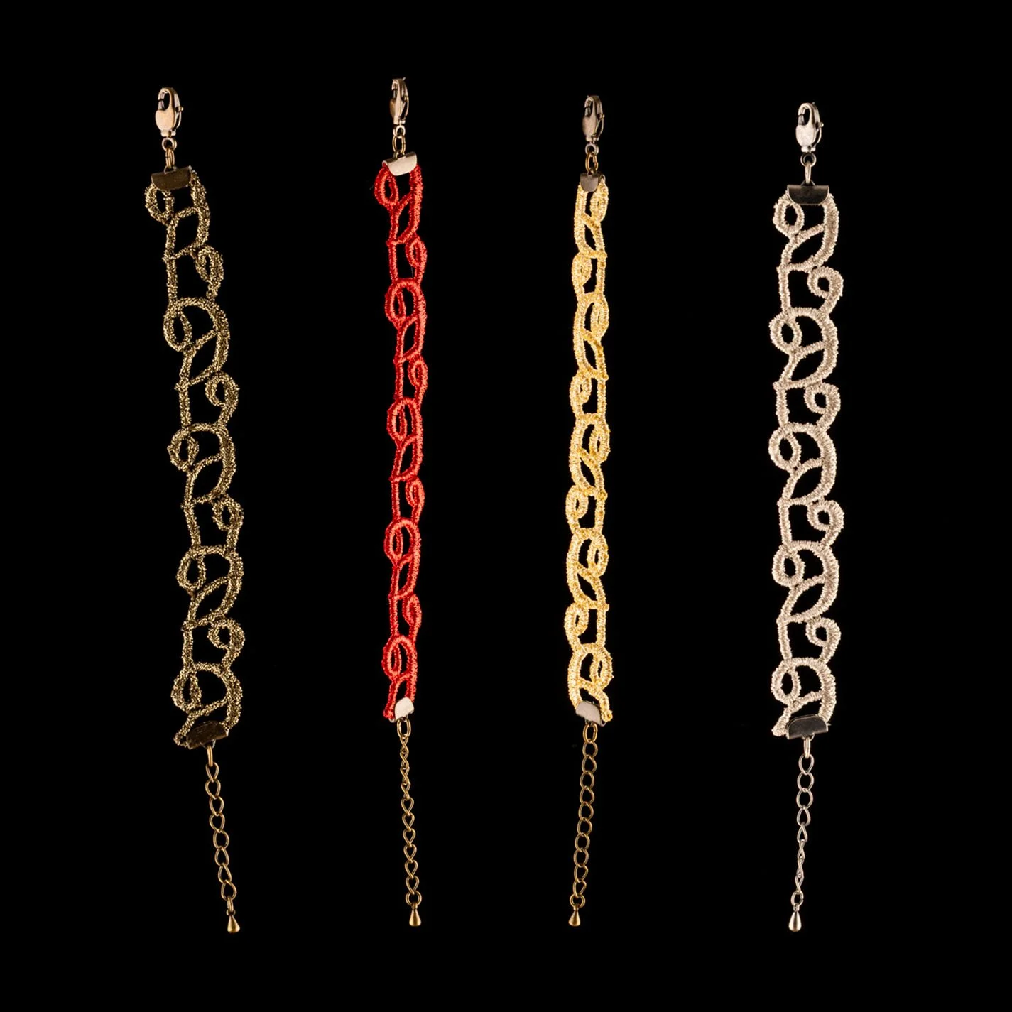 Italian Caligraphy Bracelet by Paz Sintes