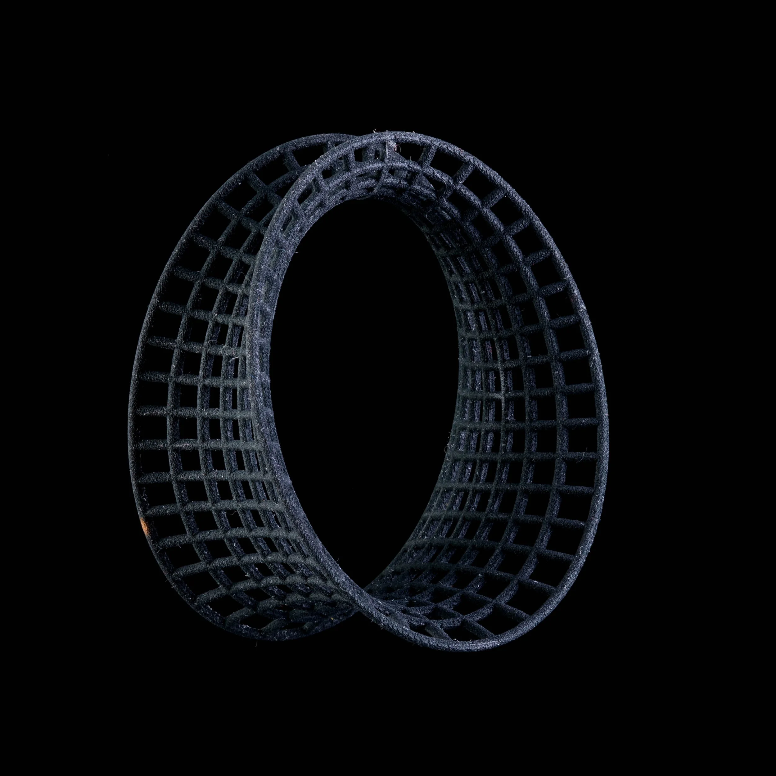Bent Grid Bangle by Maria Eife Black.jpg