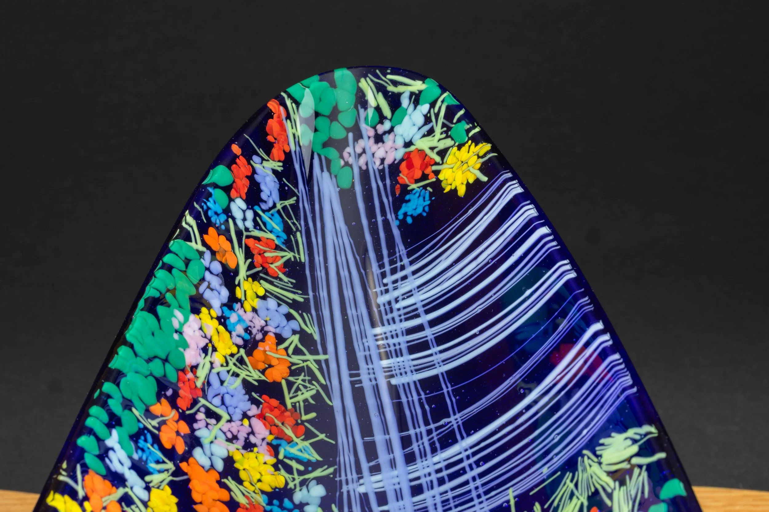 Garden Design X-large Murano Canoe dish by Alfier Glass Studio-4.jpg