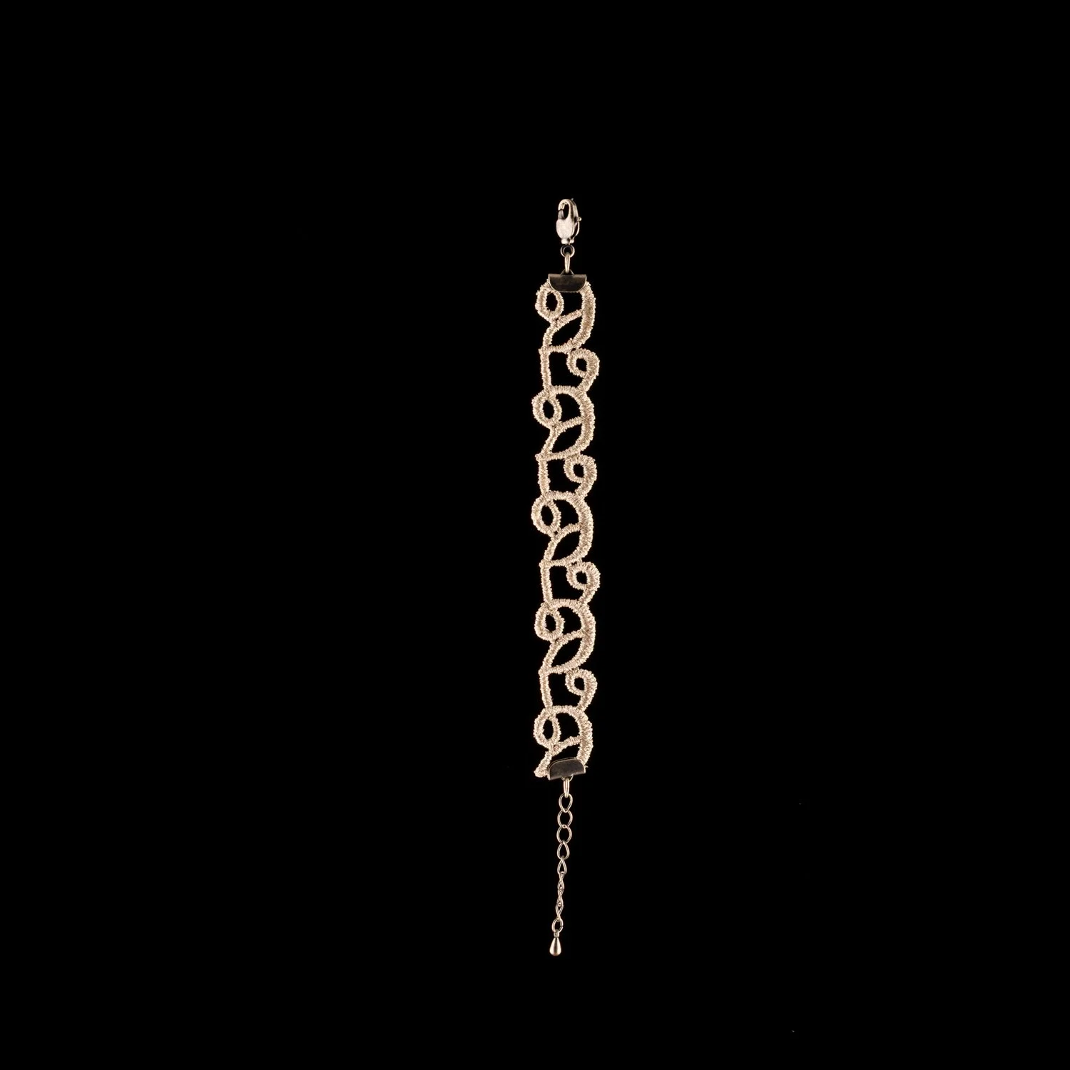 Italian Caligraphy Bracelet by Paz Sintes Snow Silver.jpg