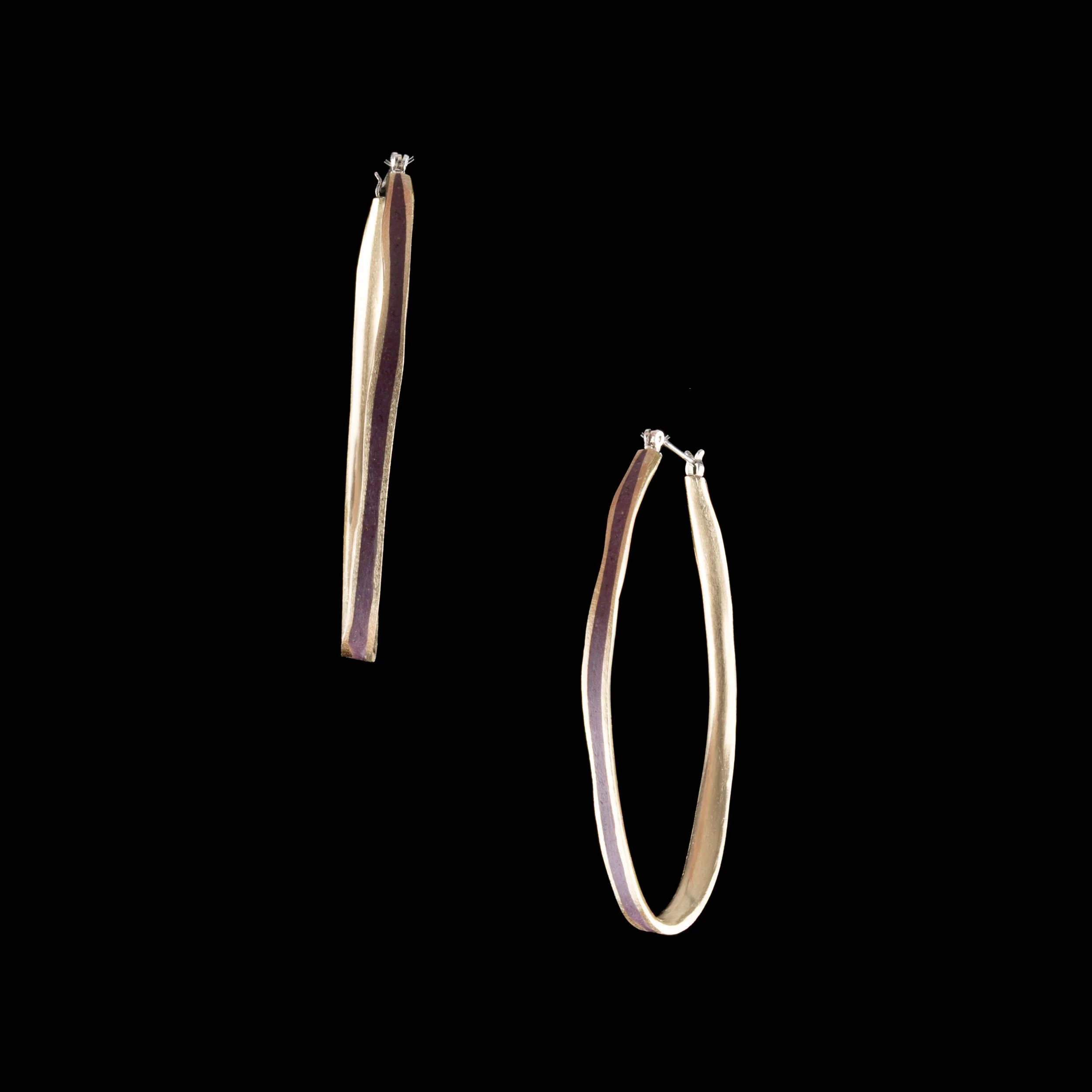 Garnet Large Hoop Earrings by David Urso.jpg