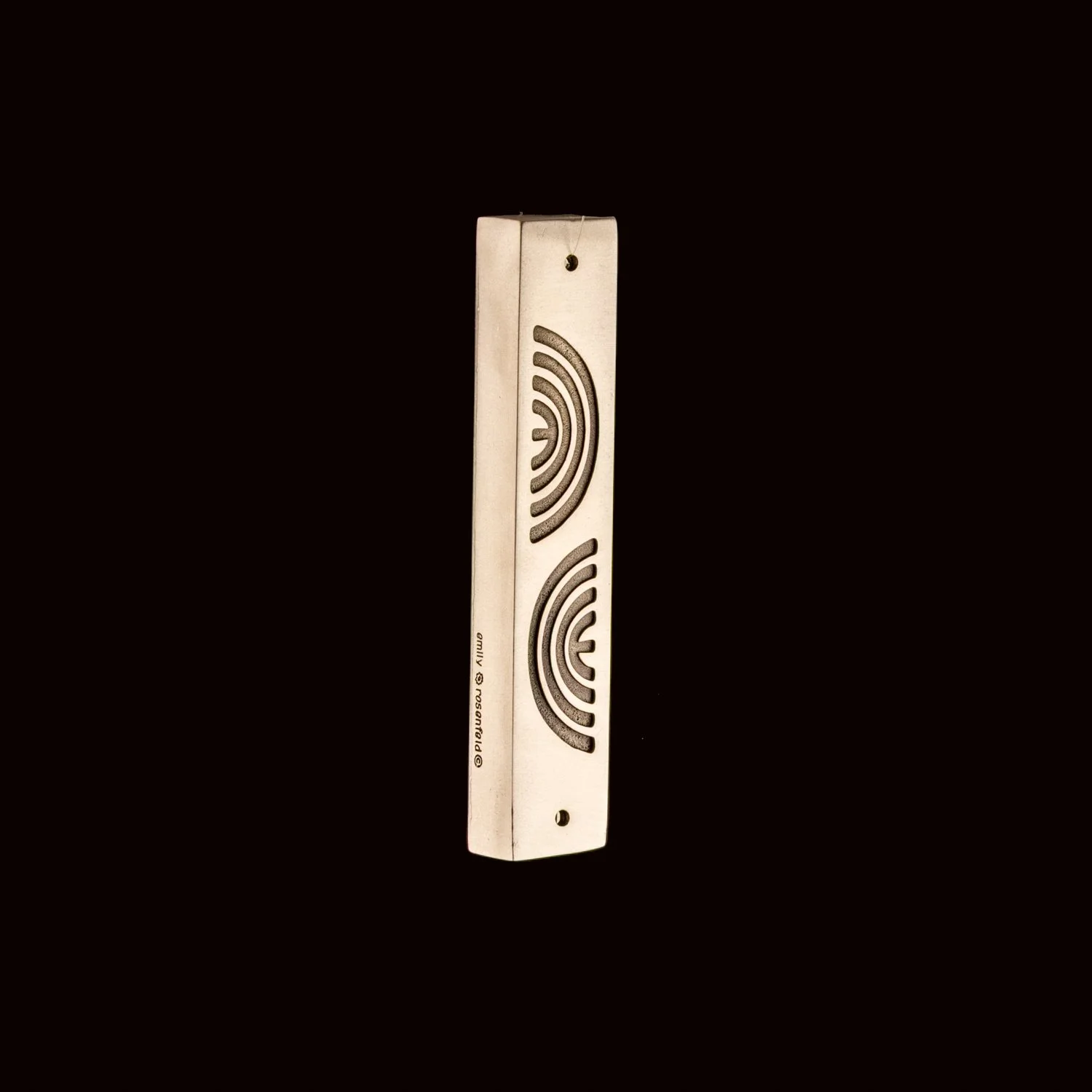 Concentric Mezuzah by Emily Rosenfeld