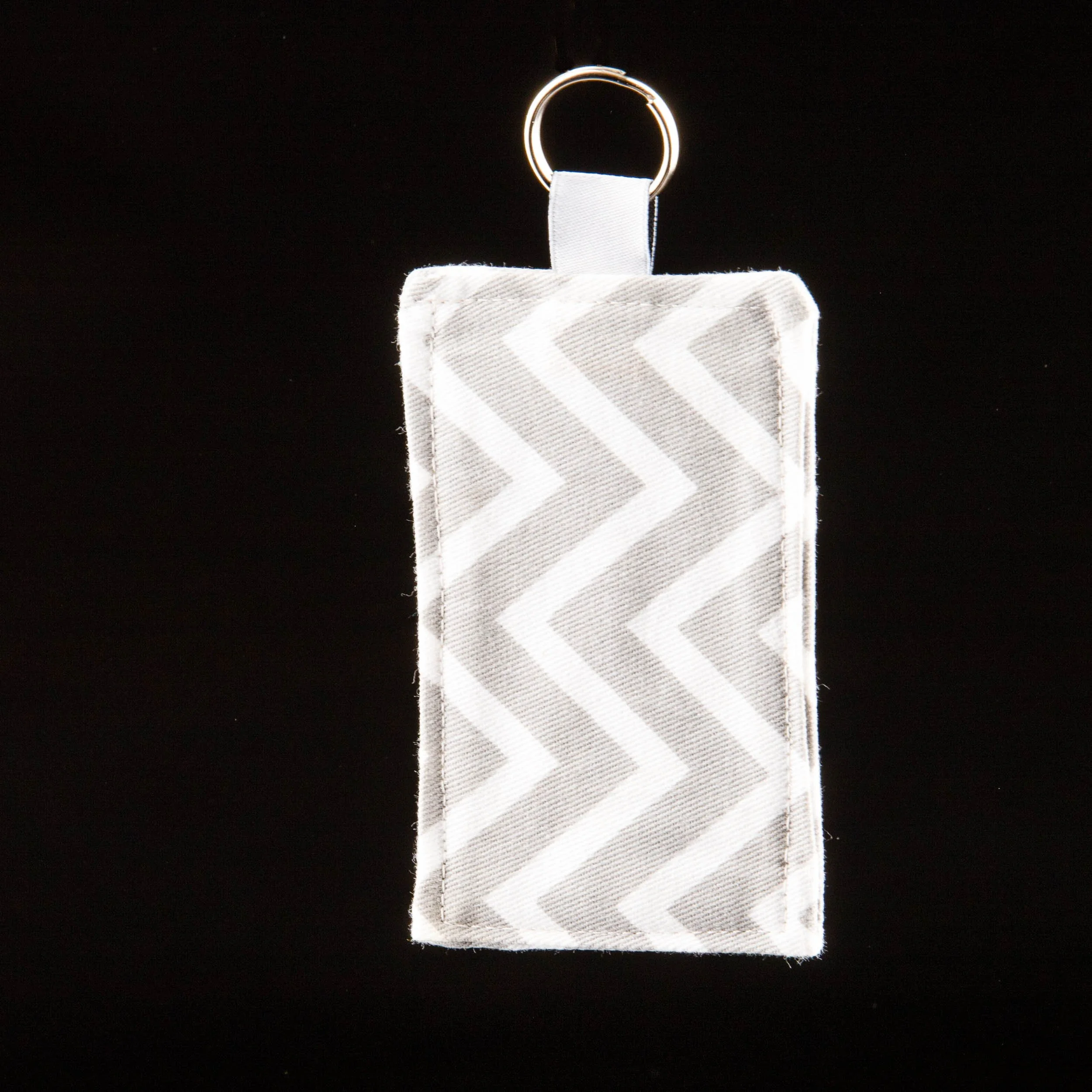 Chevron Gray ID Holder