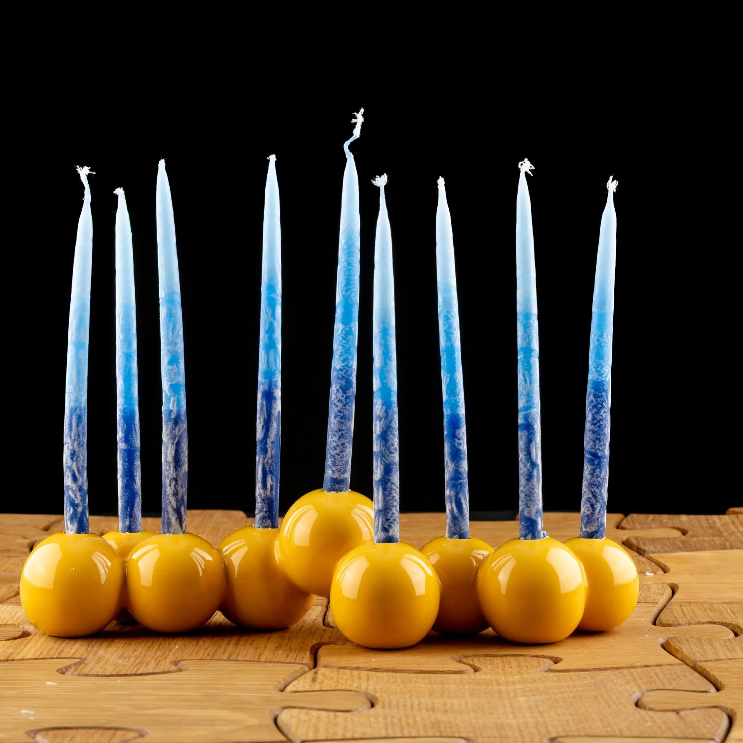 Yellow Bubble Menorah by Tchotchke.jpg