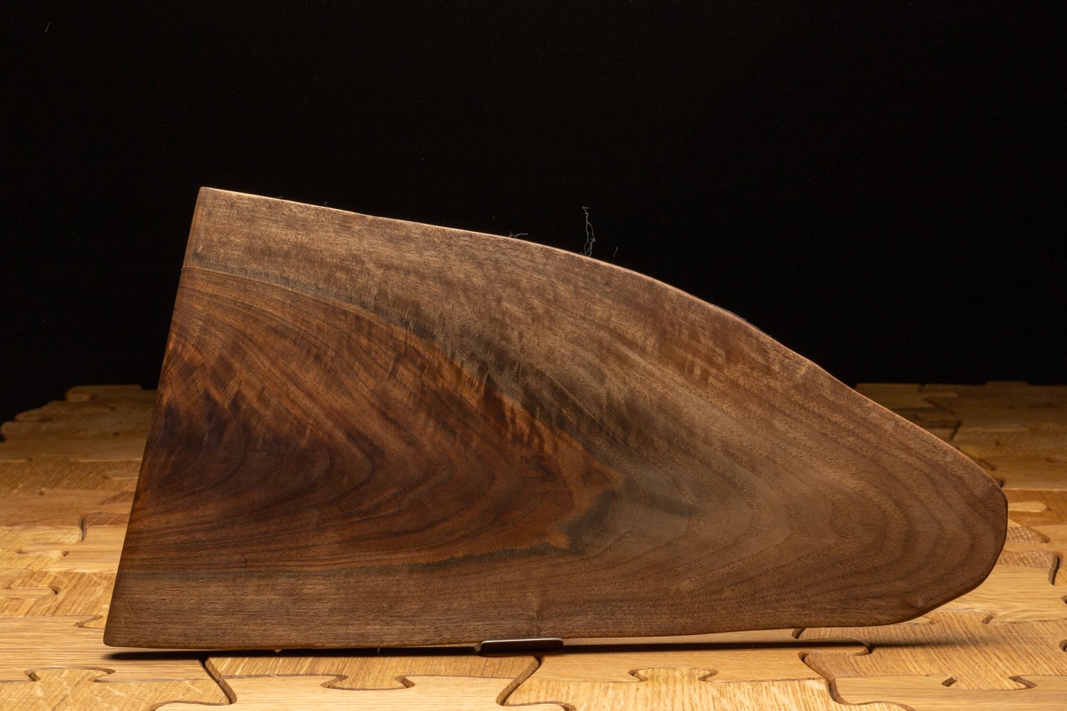Black Walnut Wedge Cheese Board by RedFire