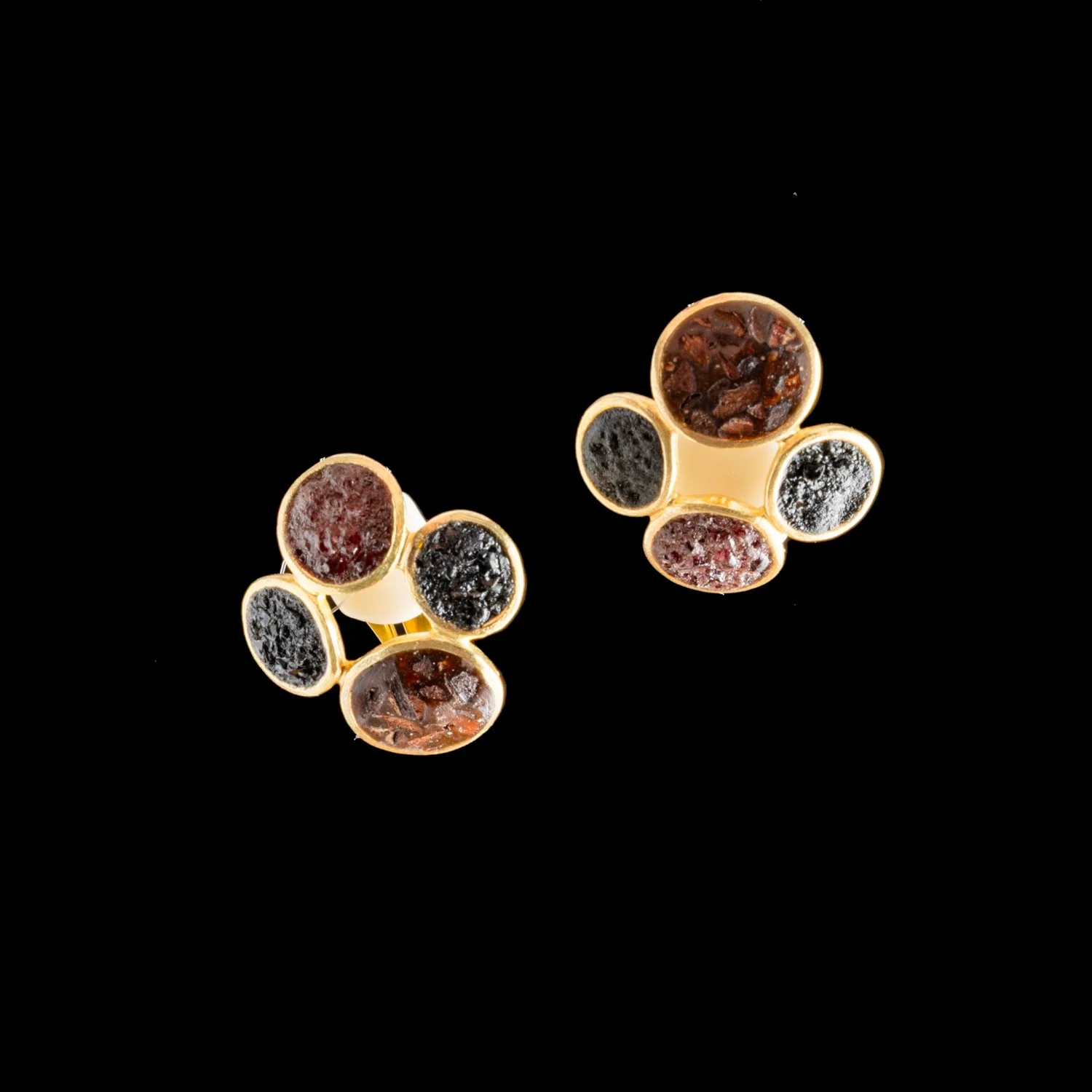 Clover Clip Earrings by David Urso