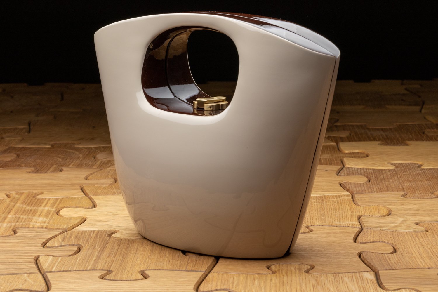 Twiggy in Macademia Luxury Handbag by House of Rocio