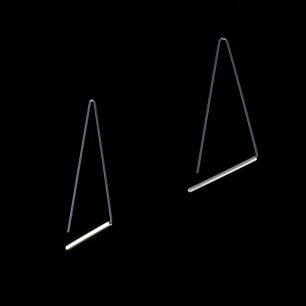 Jagged Hoops by Pursuits Black Silver.jpg