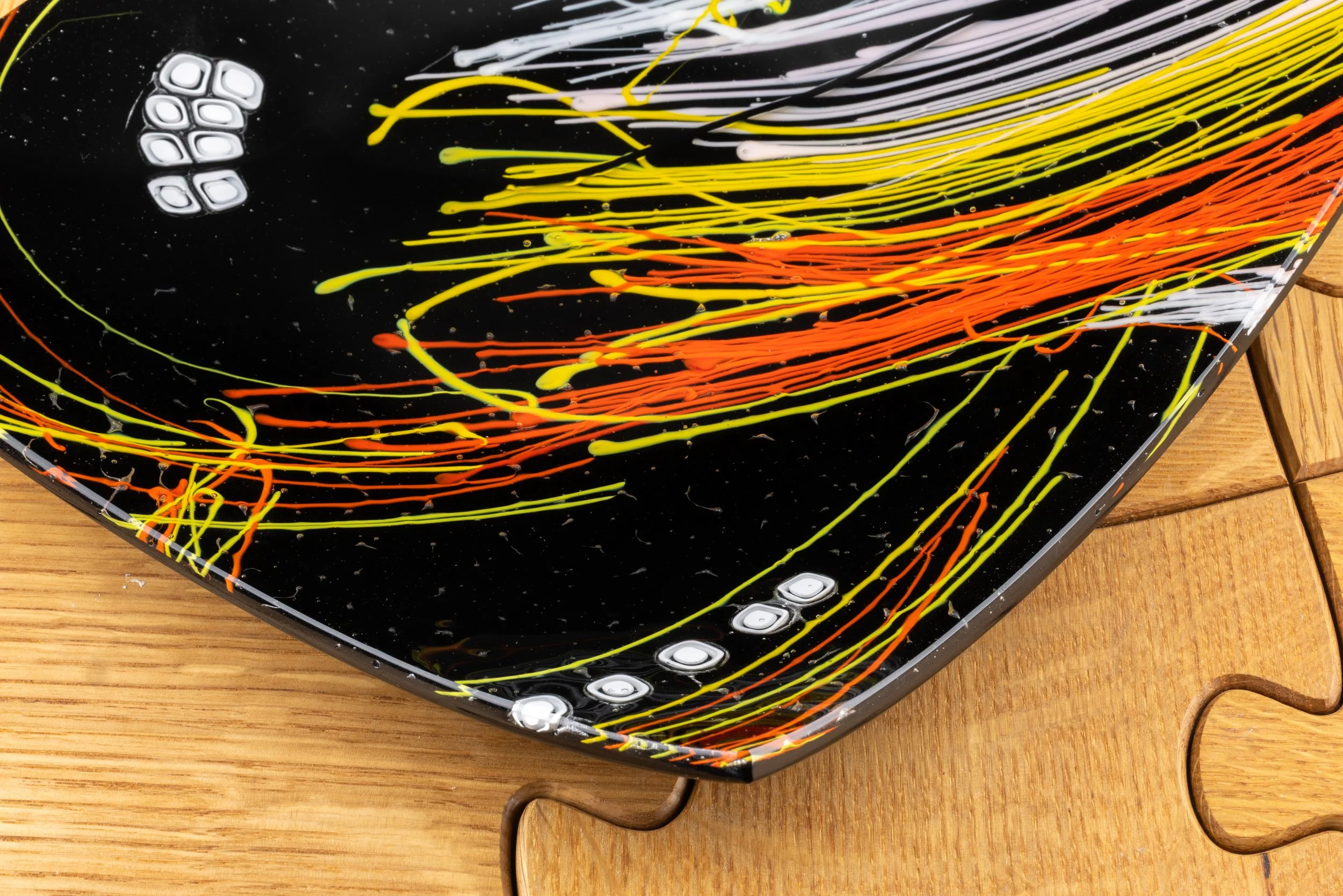 Black Abstract Opaque Square Dish by Alfier Glass Studio -3.jpg