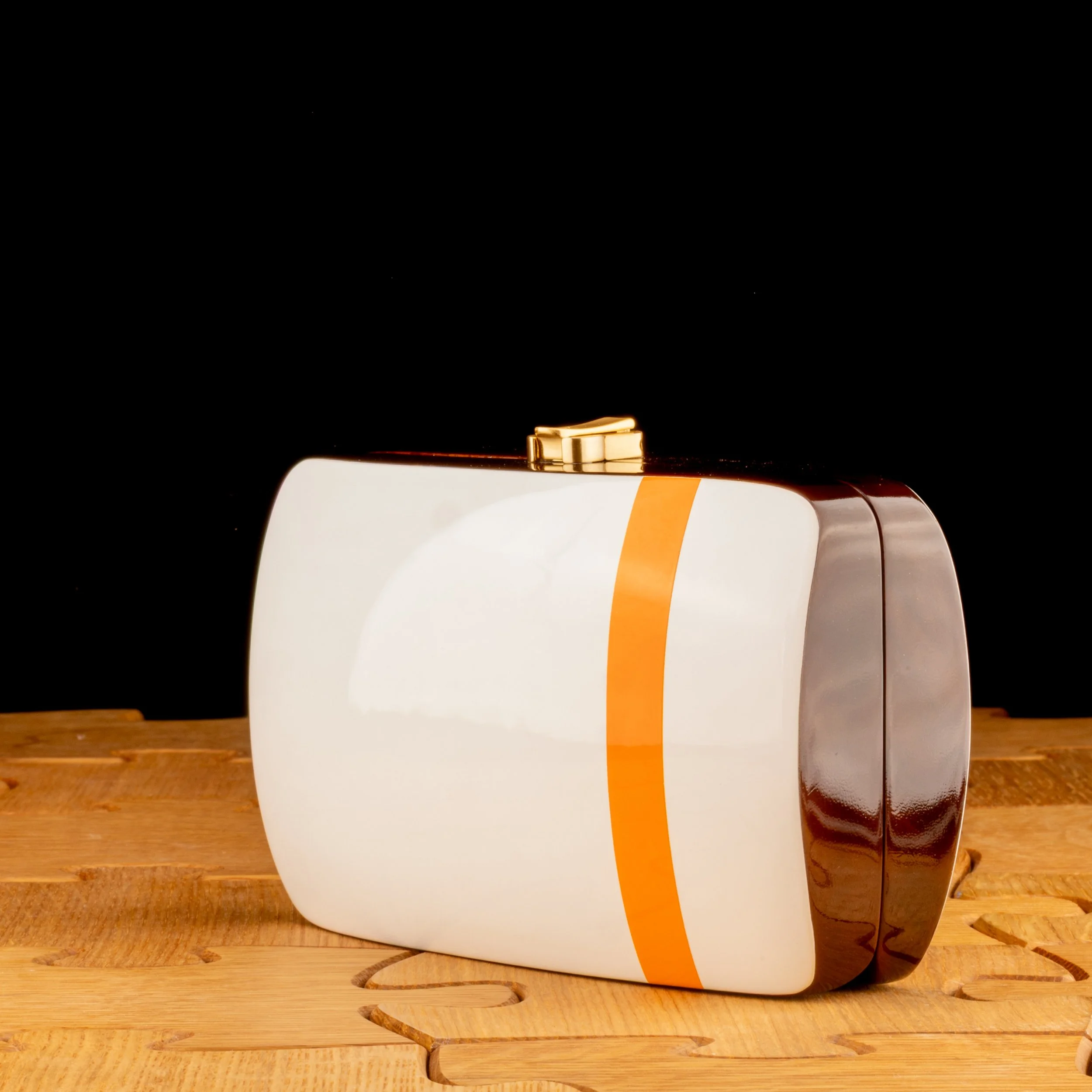 Flame Orange Stripe Rio Clutch_002.jpg