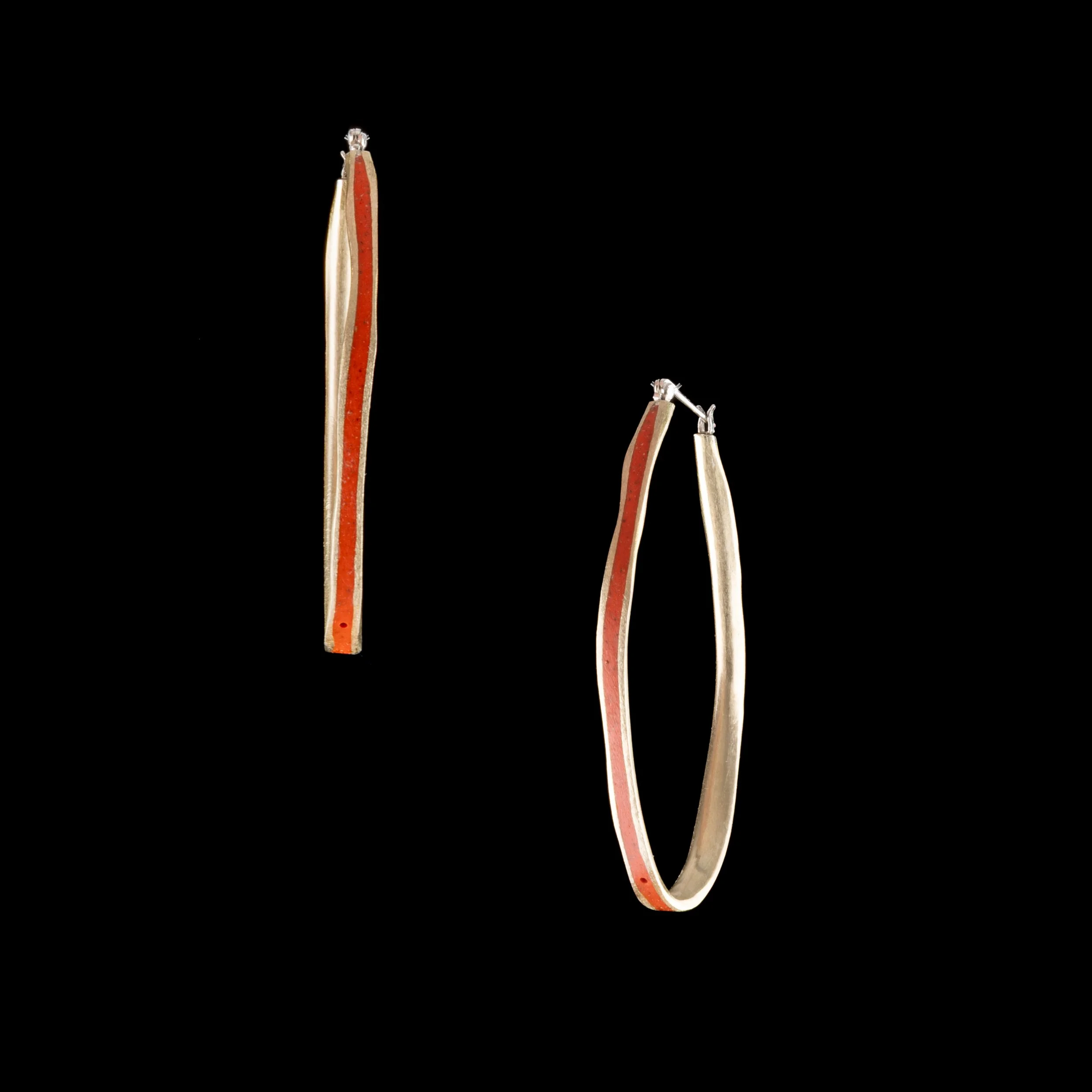 Carnelian Large Hoop Earrings by David Urso.jpg
