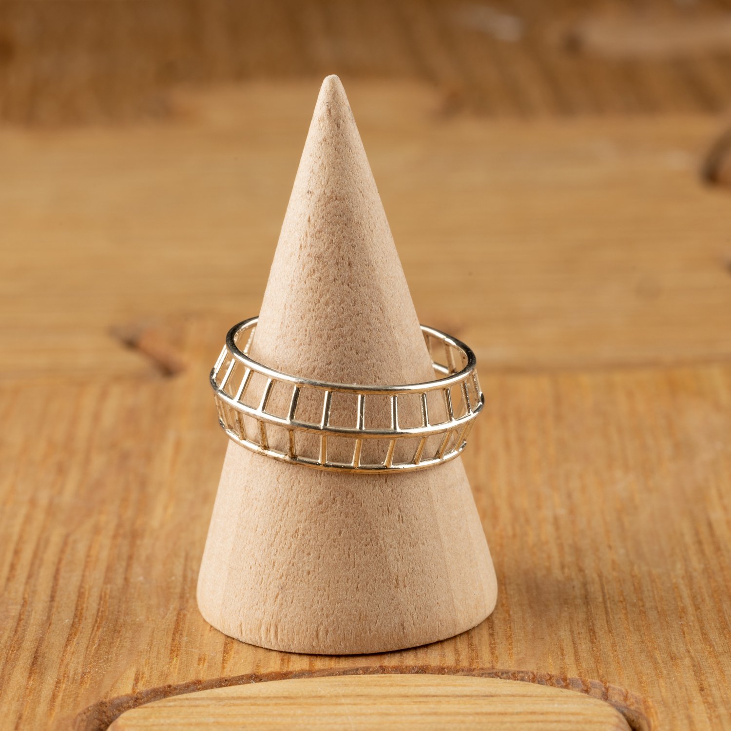 Ladder Band Ring Size 11 by Maria Eife