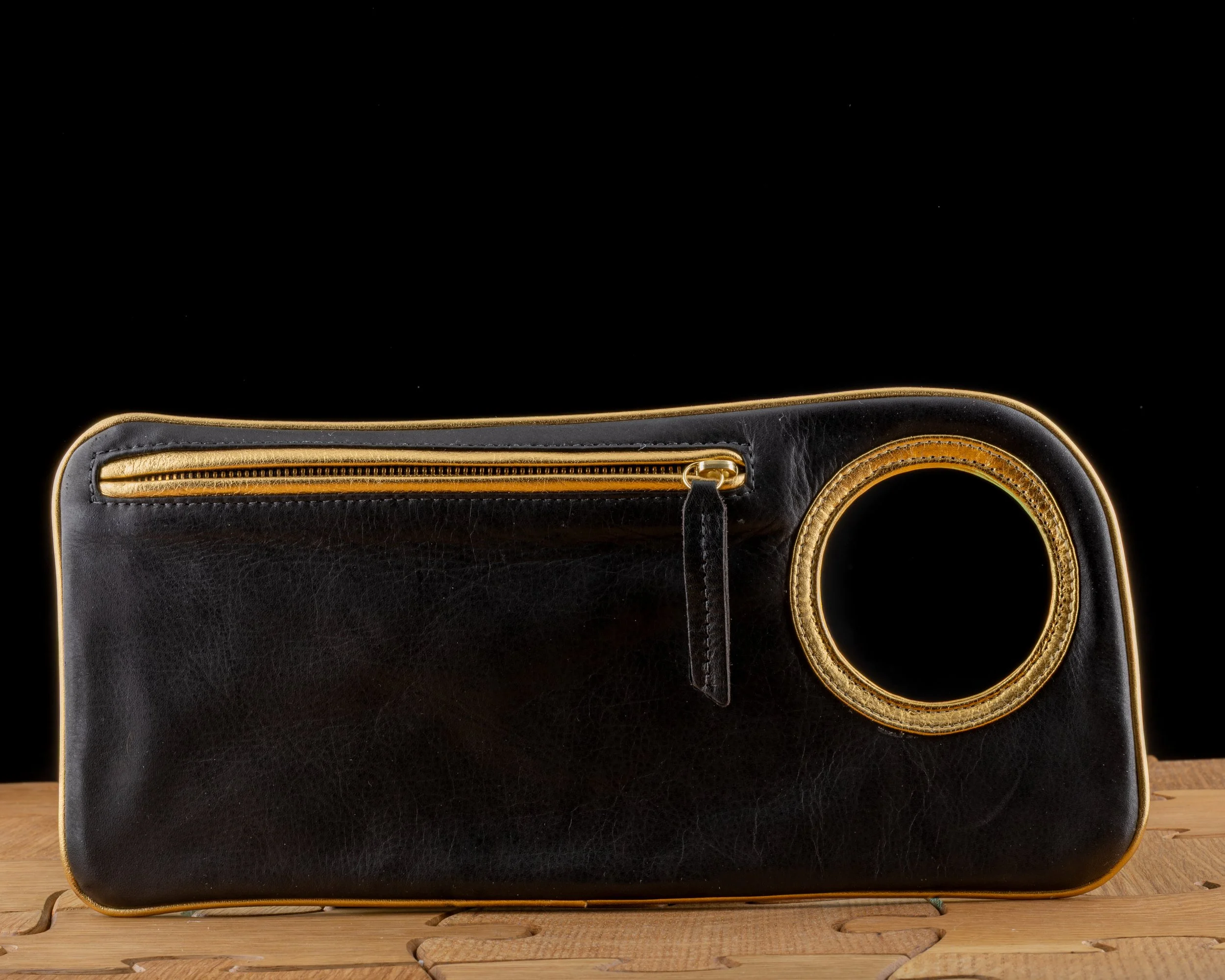 Black Handsfree Bracelet Clutch by Arza Designs