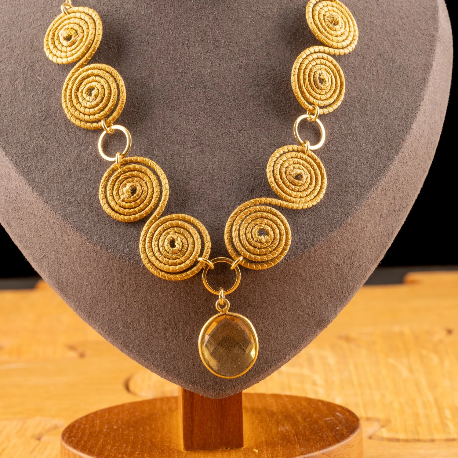 Eliz Necklace with Amethyst Pendant by Raizes closeup.jpg