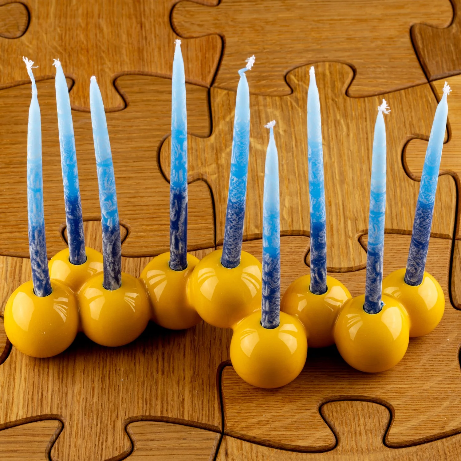 Yellow Bubble Menorah by Tchotchke-1.jpg