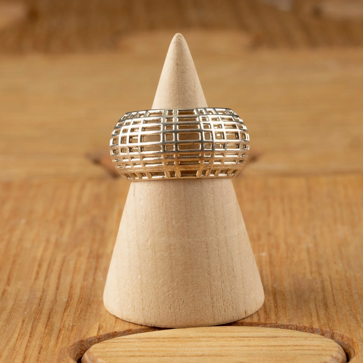 Dome Cage Ring size 7 by Maria Eife