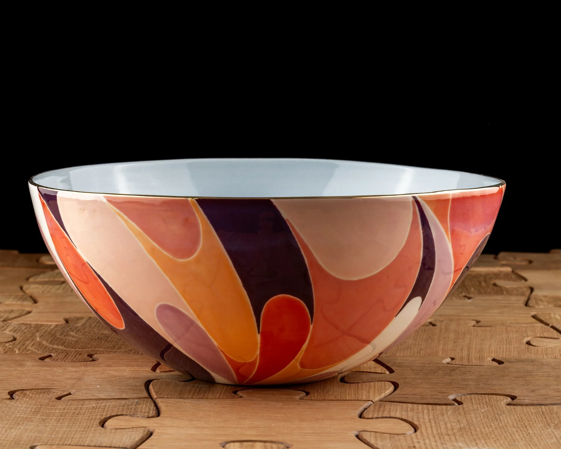 Super Bowl Red Louche Design by Jill Rosenwald