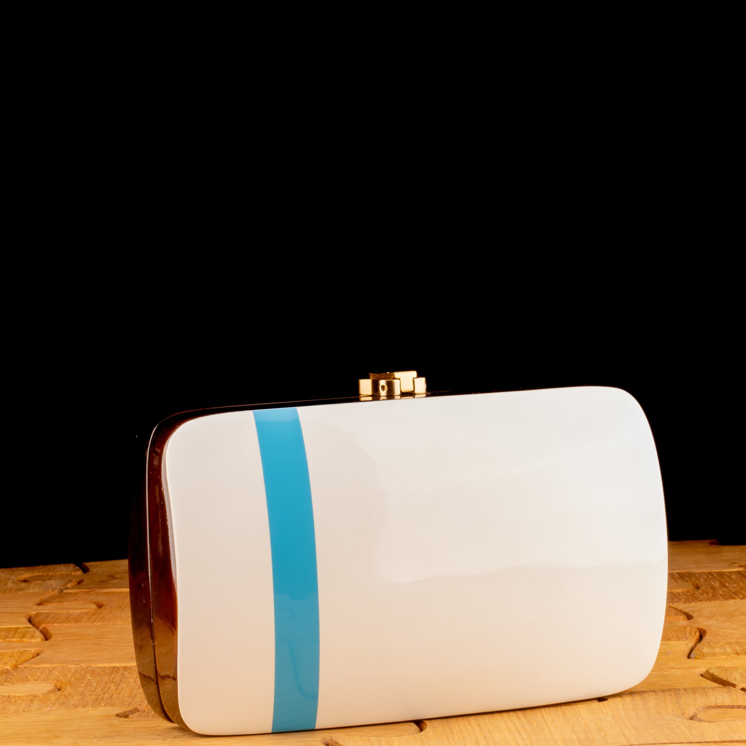 Bachelor Button Blue Stripe Rio Clutch_004.jpg