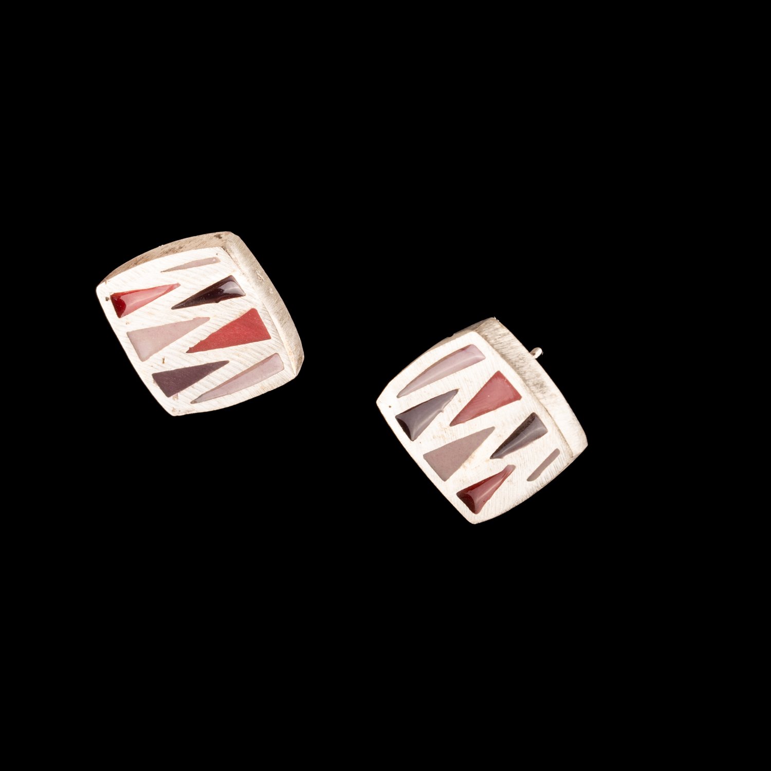 Chevron Post Earrings by Shoot From Within Designs