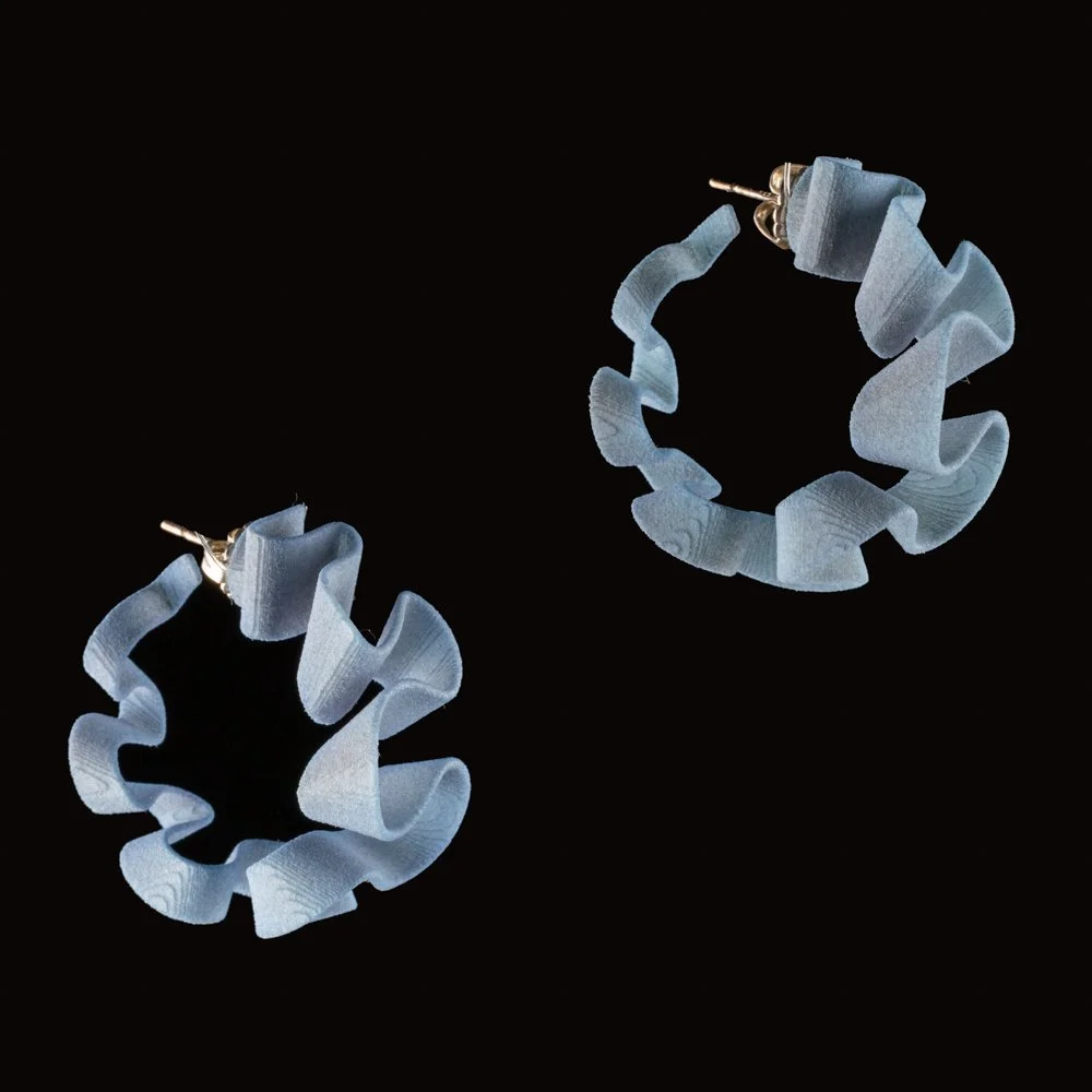 Ribbon Earrings by Maria Eife Steel Blue.jpg