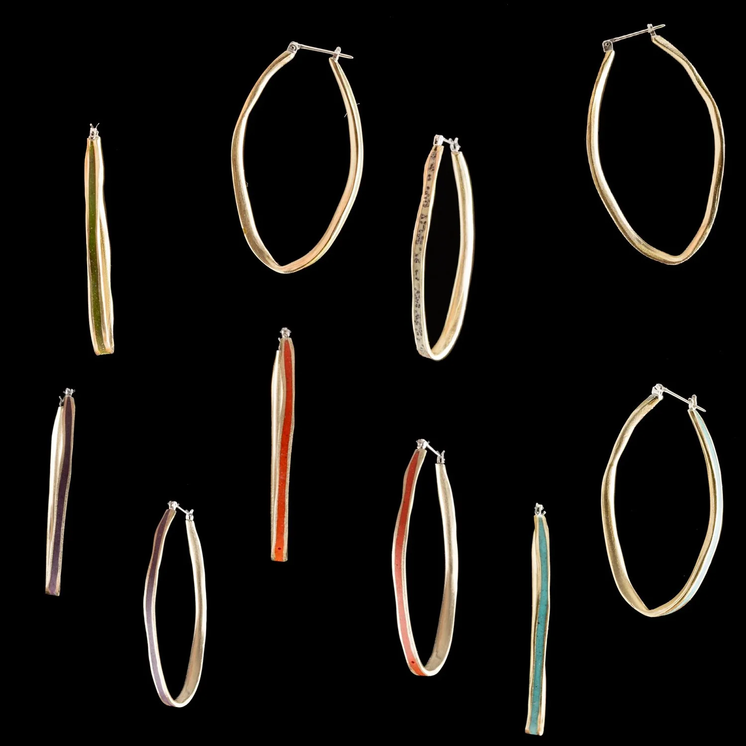 Large Oval Earrings by David Urso