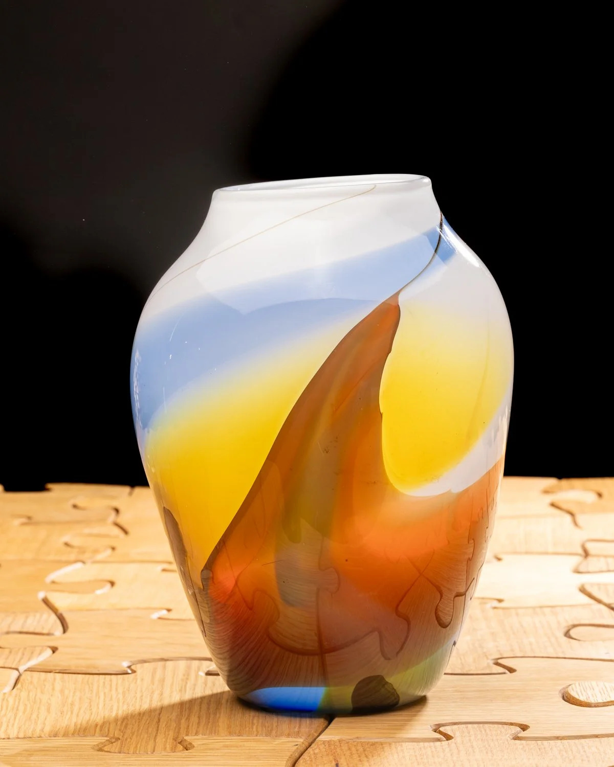 Blue Brown Nebula Vase by McDermott Studio-3.jpg