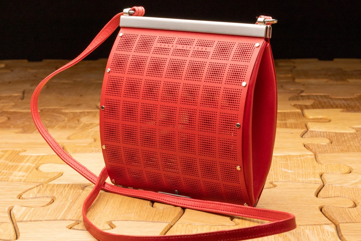 Red El Dia Bag by Wendy Stevens