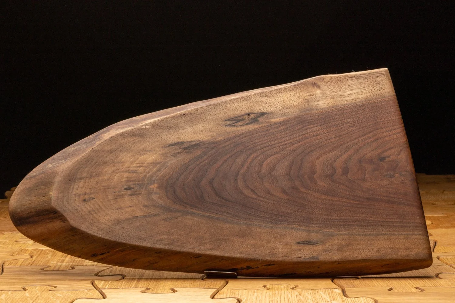 Large Black Walnut Wedge Cheeseboard by Redfire