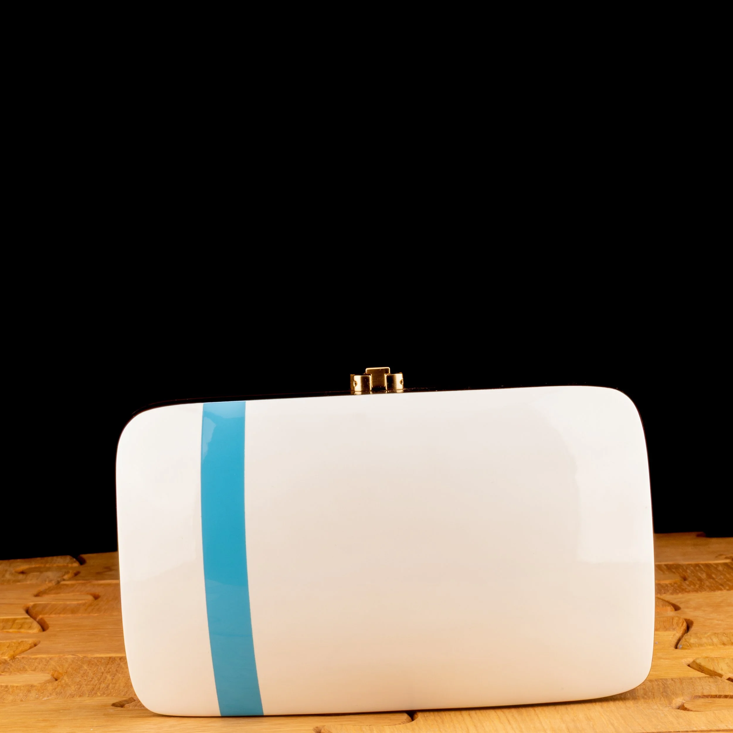 Bachelor Button Blue Stripe Rio Clutch_005.jpg