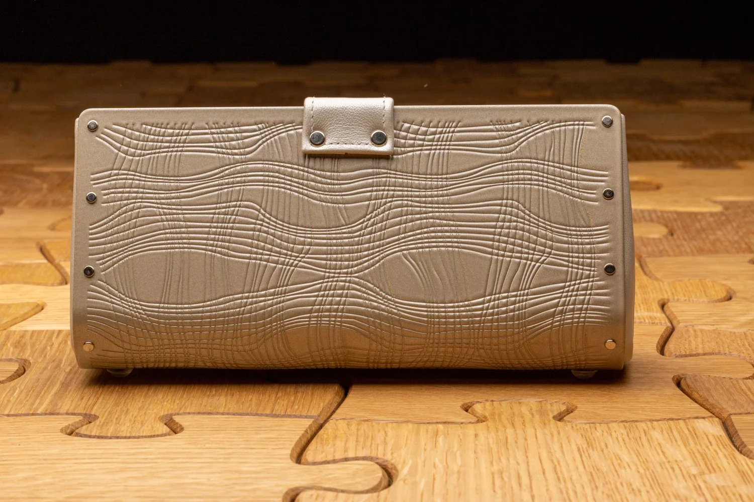 Champagne Capellini Clutch by Wendy Stevens-3.jpg