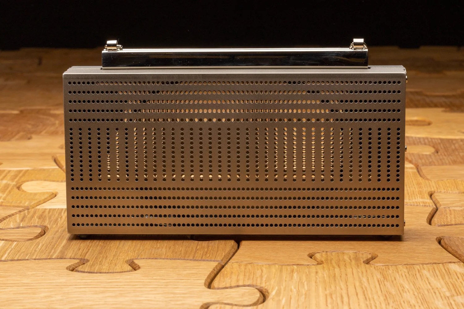 Stainless Steel La Linea Clutch by Wendy Stevens-1.jpg