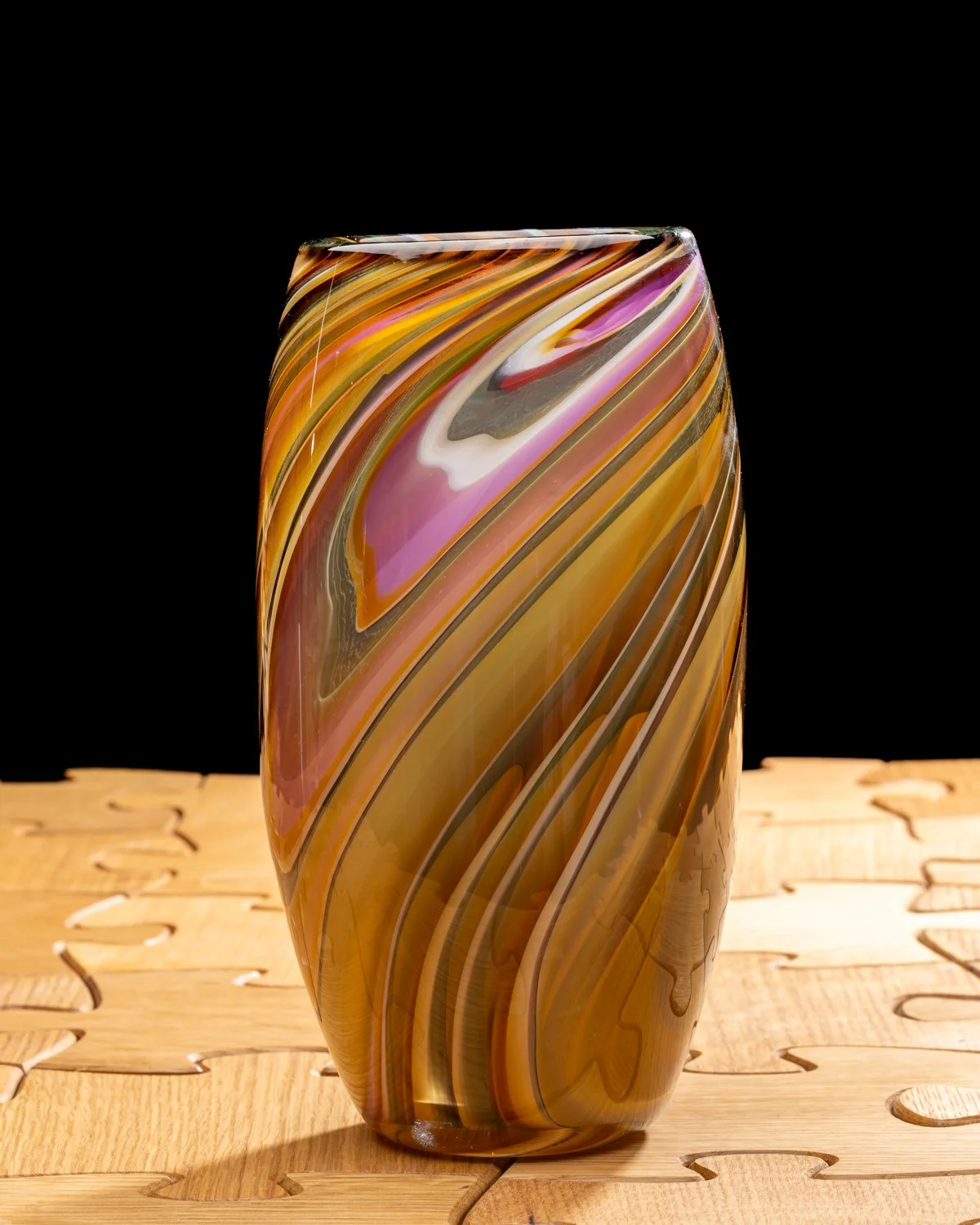 Sequoia Vase by McDermott Glass Studio