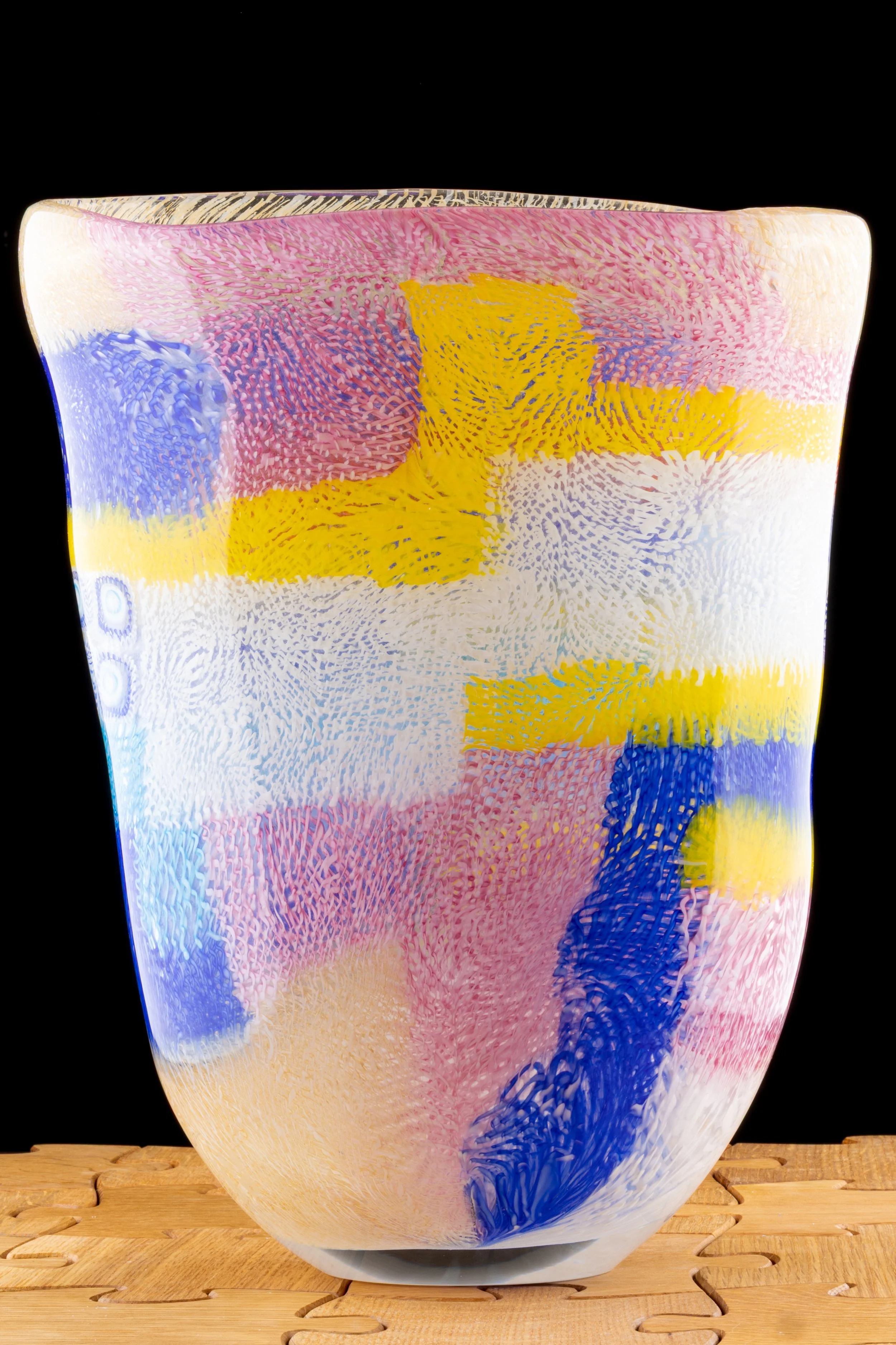 X-Large Patchwork Muarno Vase by Alfier Glass Studio-3.jpg