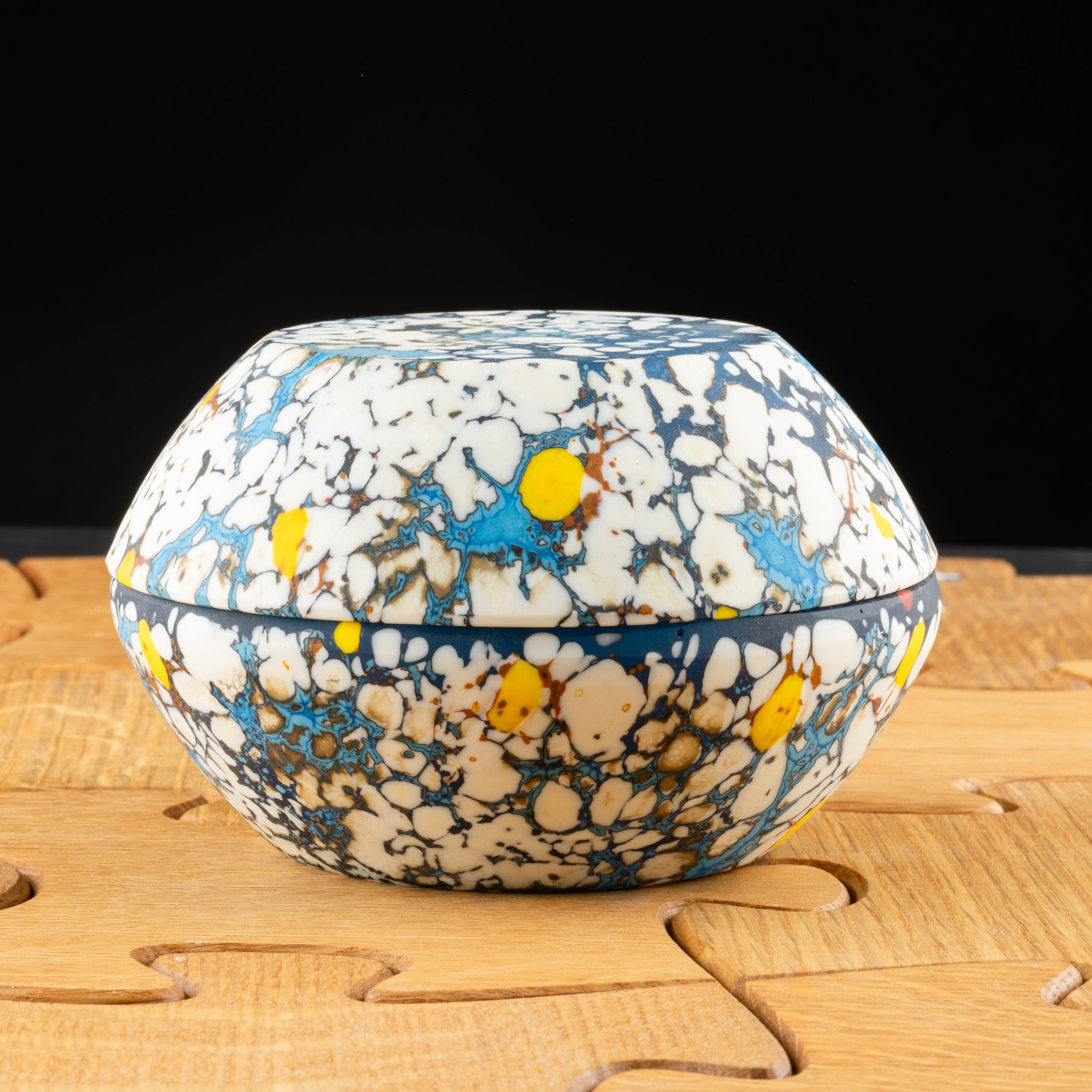 Artisan Glass Bowl Set by Alfier Glass Studio