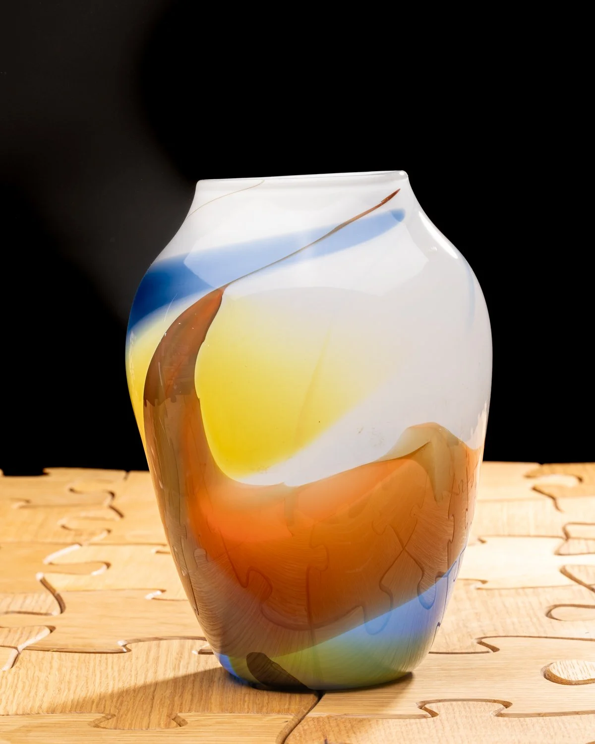 Blue Brown Nebula Vase by McDermott Studio-2.jpg