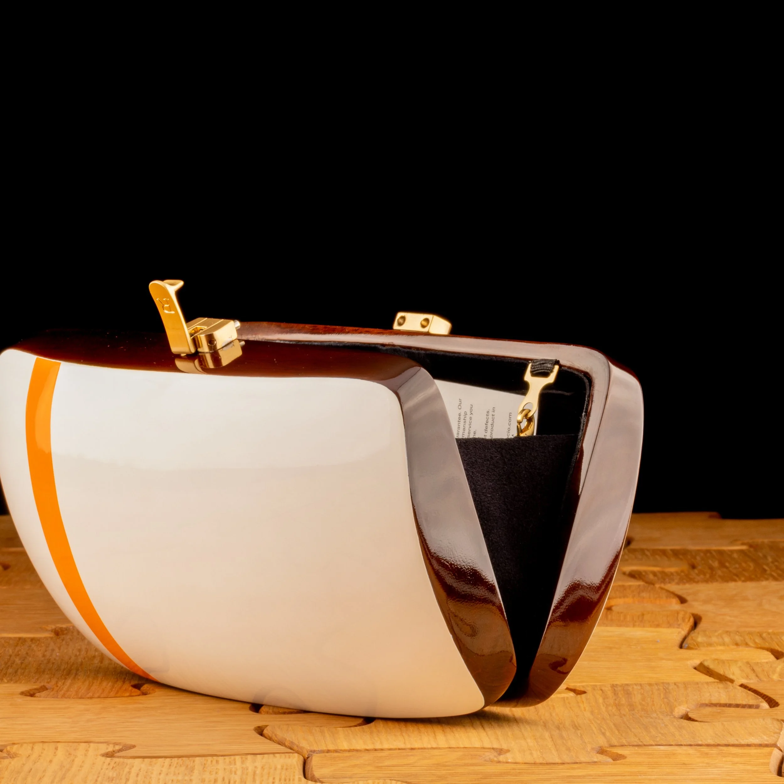 Flame Orange Stripe Rio Clutch_006.jpg