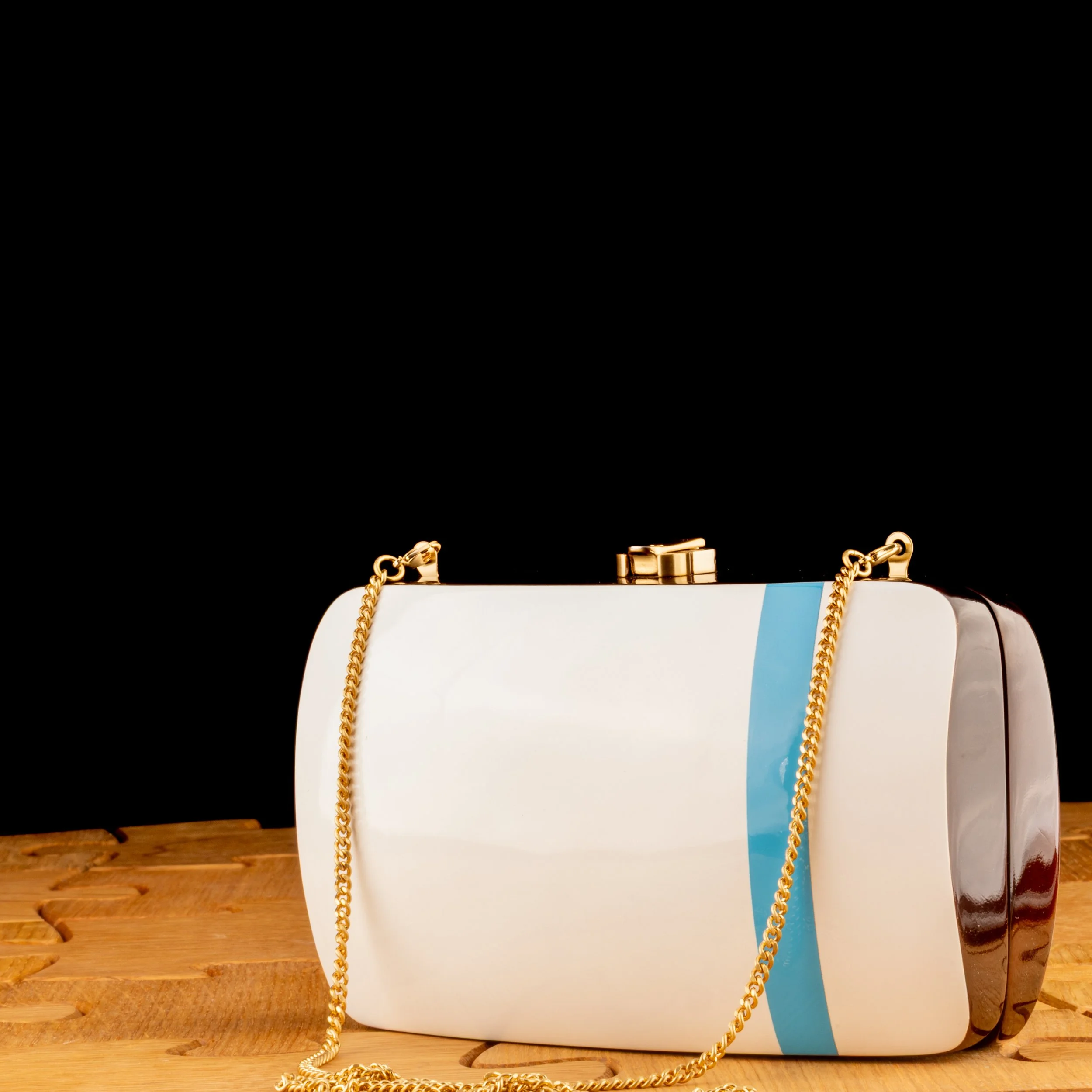 Bachelor Button Blue Stripe Rio Clutch_007.jpg