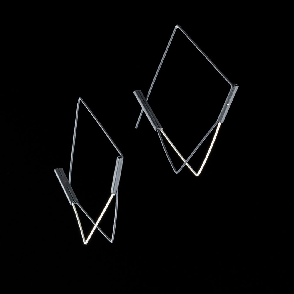 Poise Earrings by Pursuits Black Silver.jpg