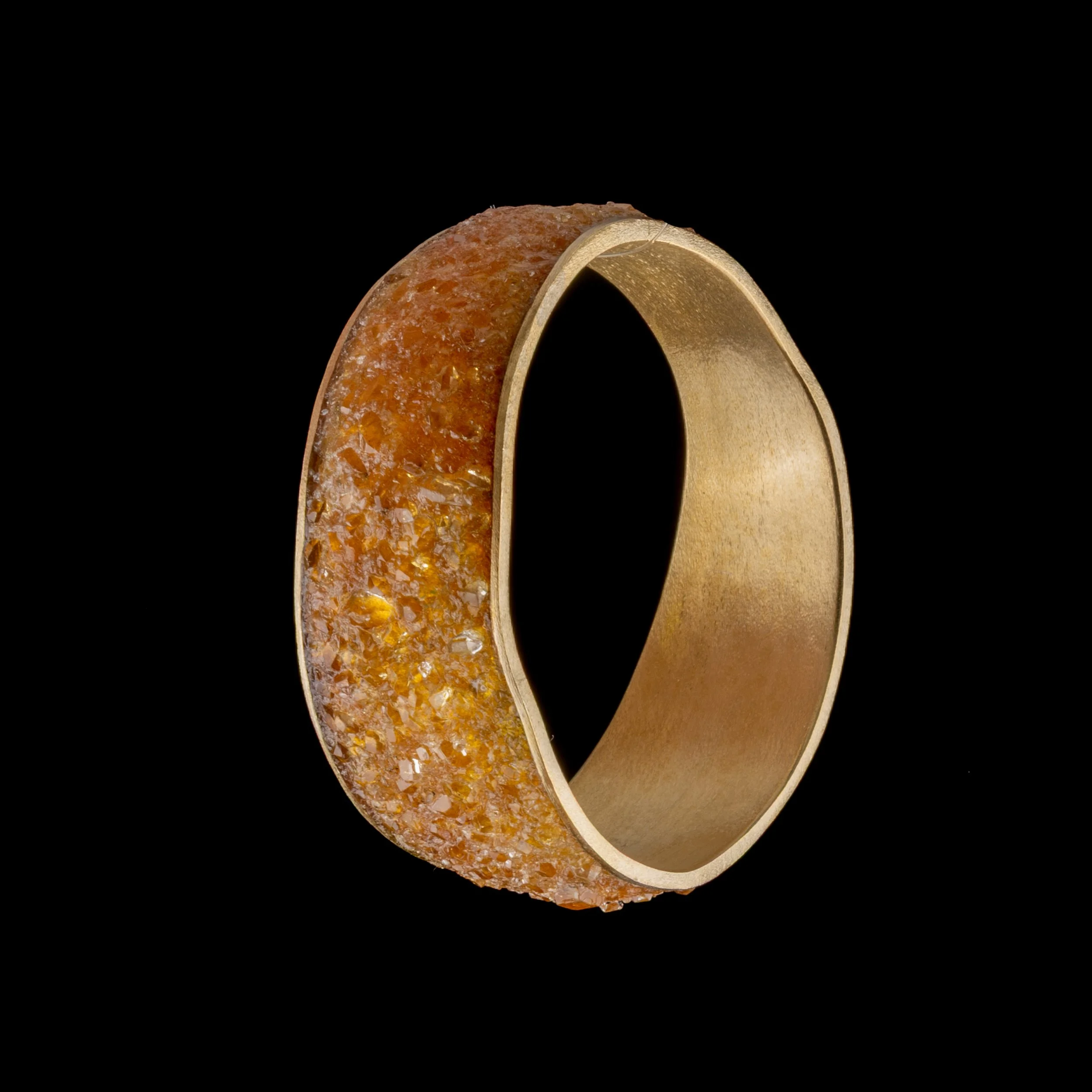 Citrine Large Bangle by David Urso