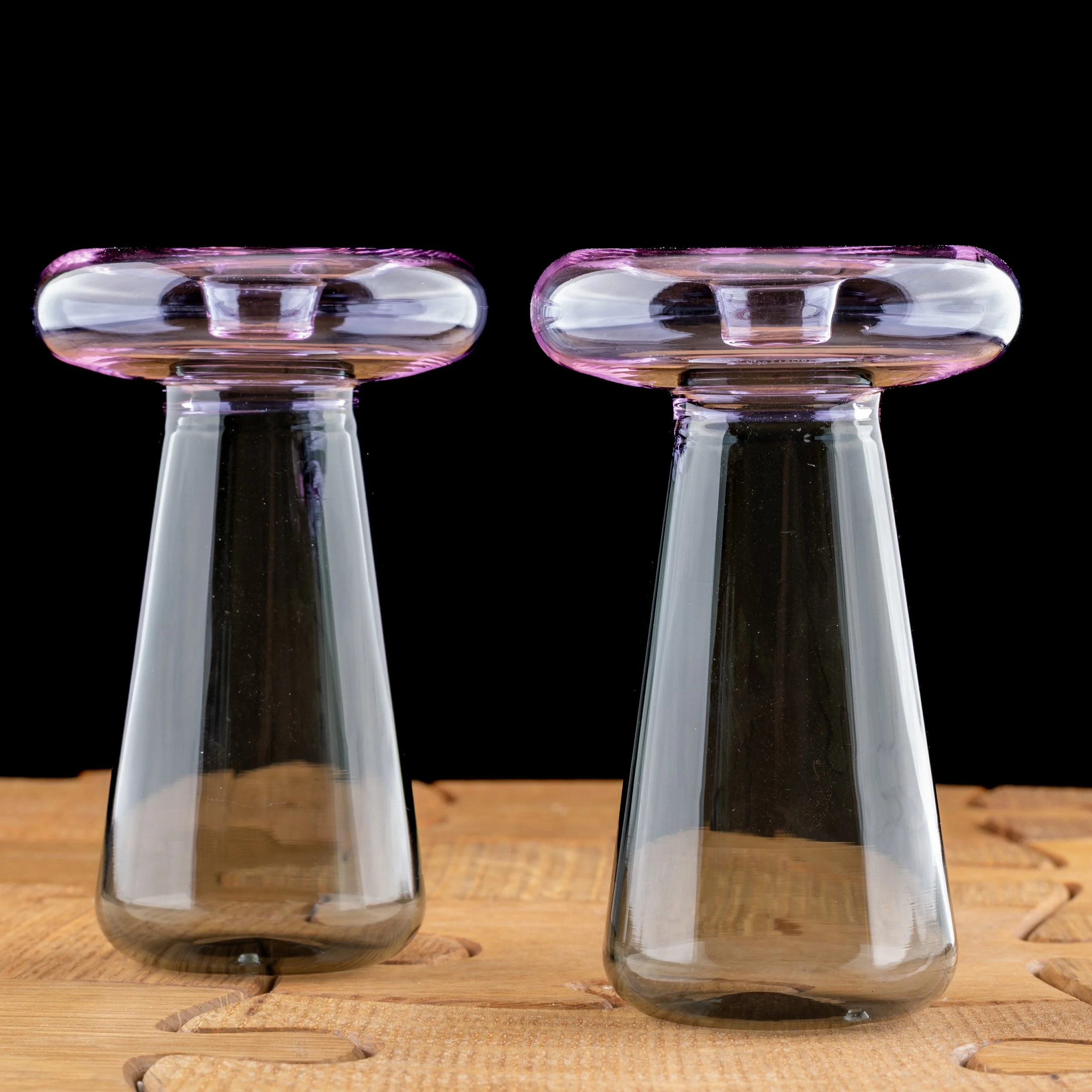 Purple and Smoke Mushroom Candlesticks by Tchotchke.jpg