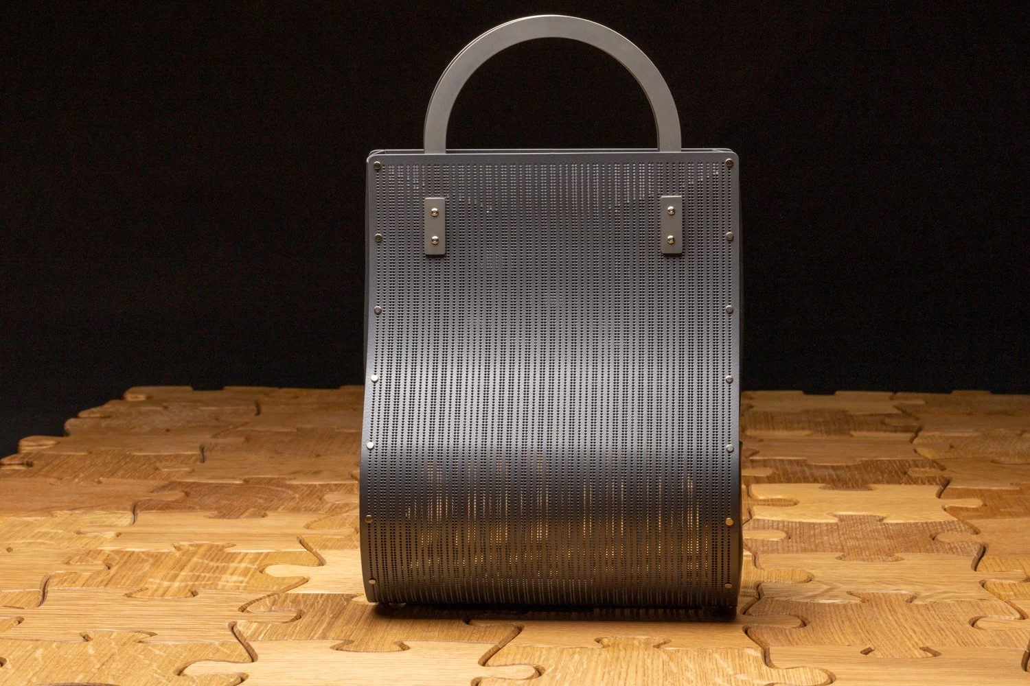 Charcoal Shopping Bag by Wendy Stevens