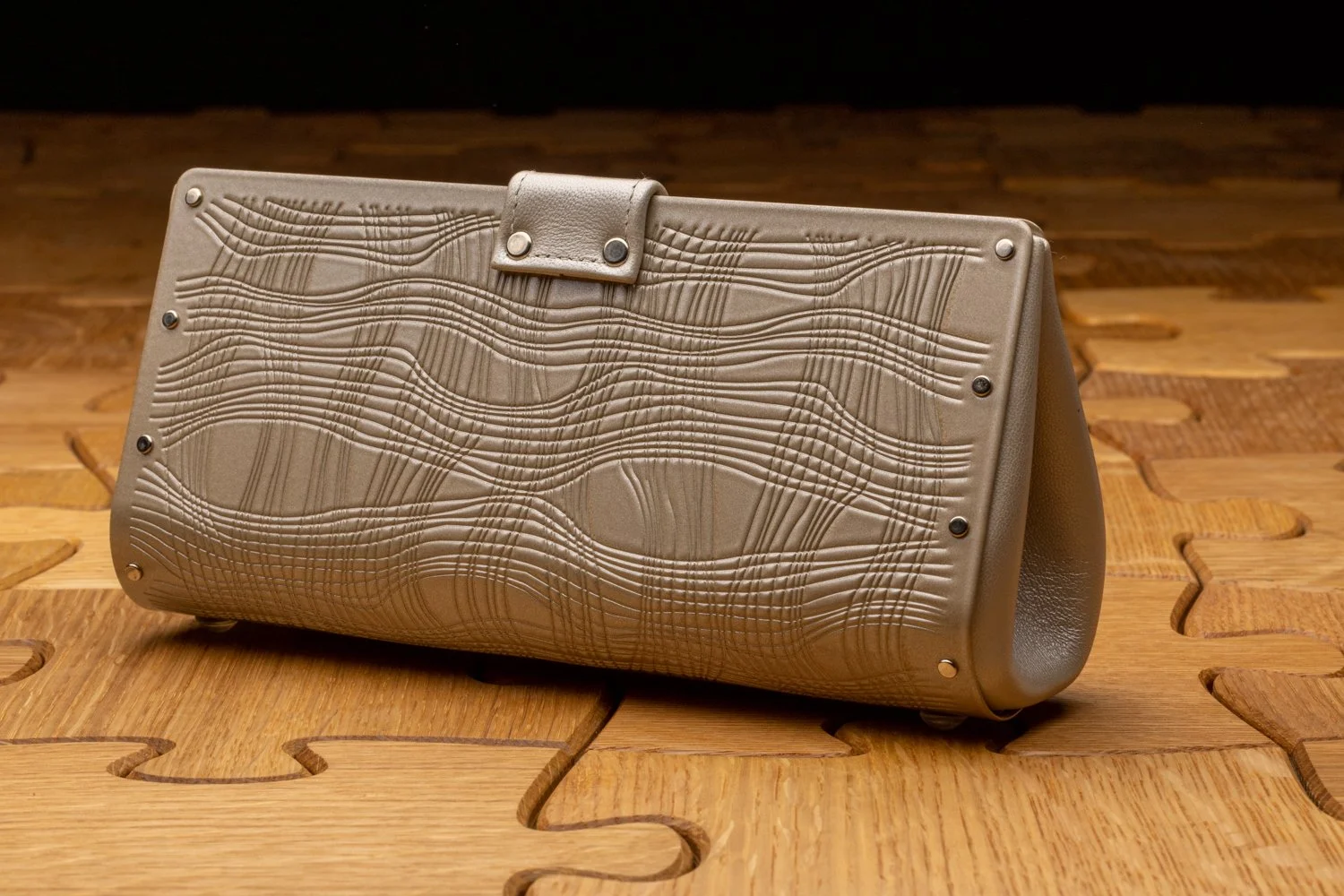 Champagne Capellini Clutch by Wendy Stevens-4.jpg