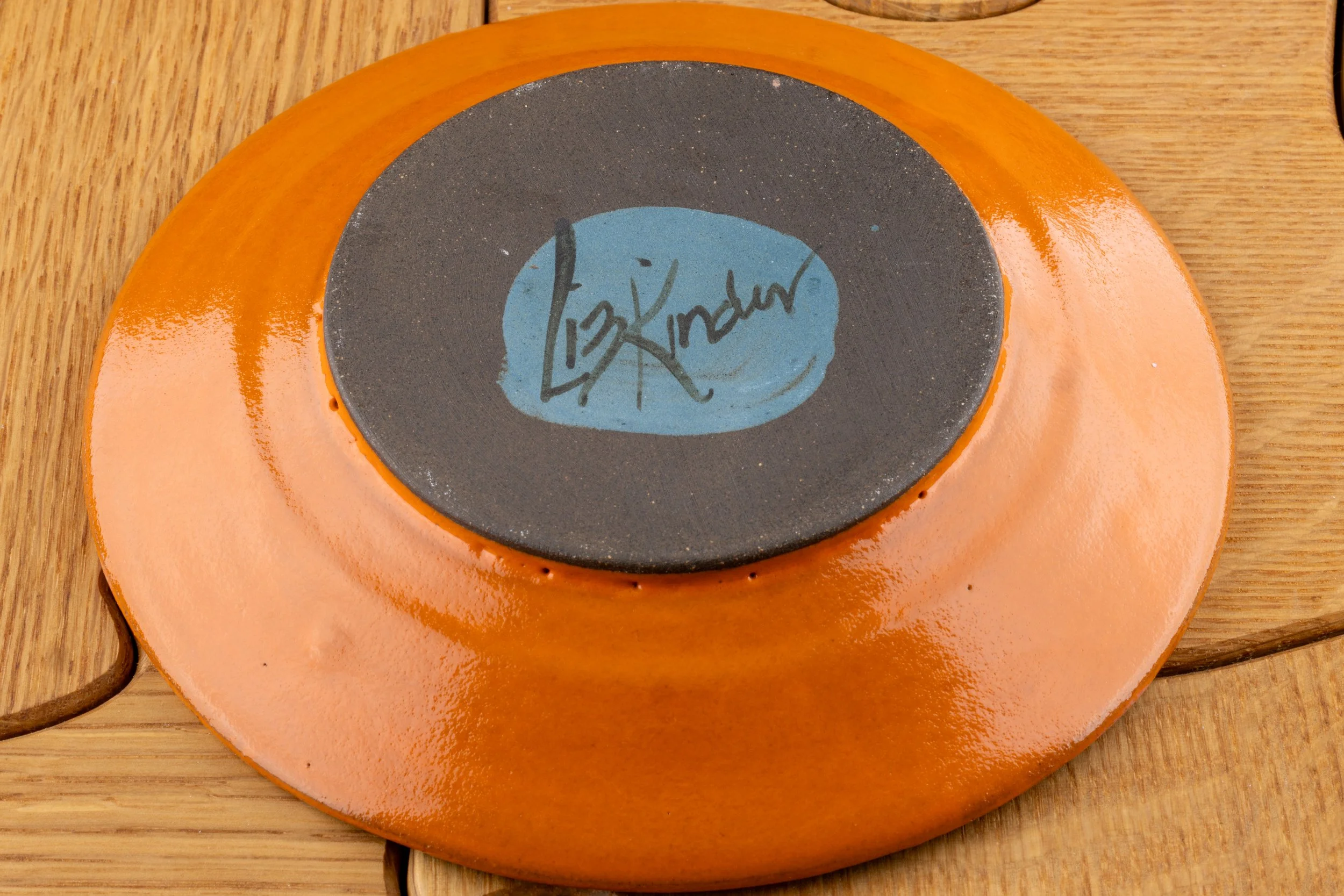 Orange and Pink small plate by Liz Kinder-1.jpg