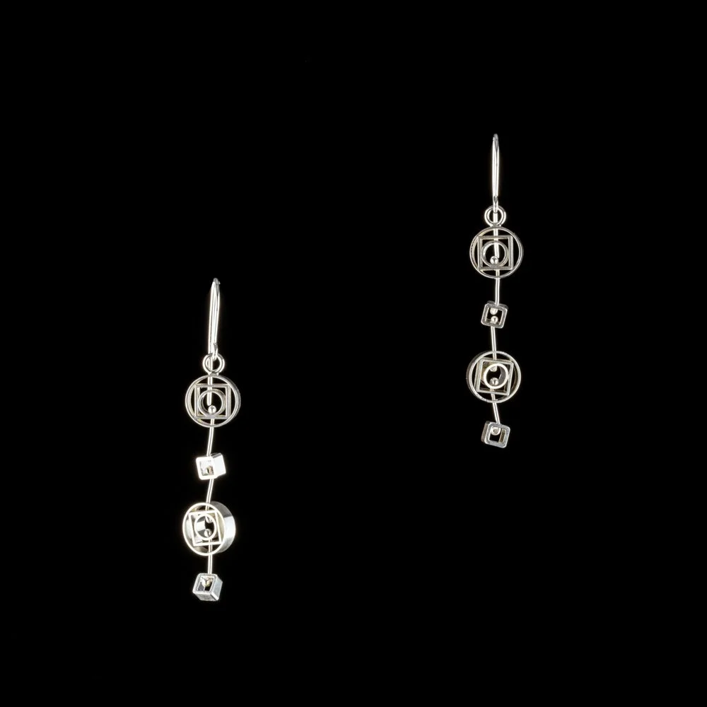 Geometry Earrings by Lush Metals